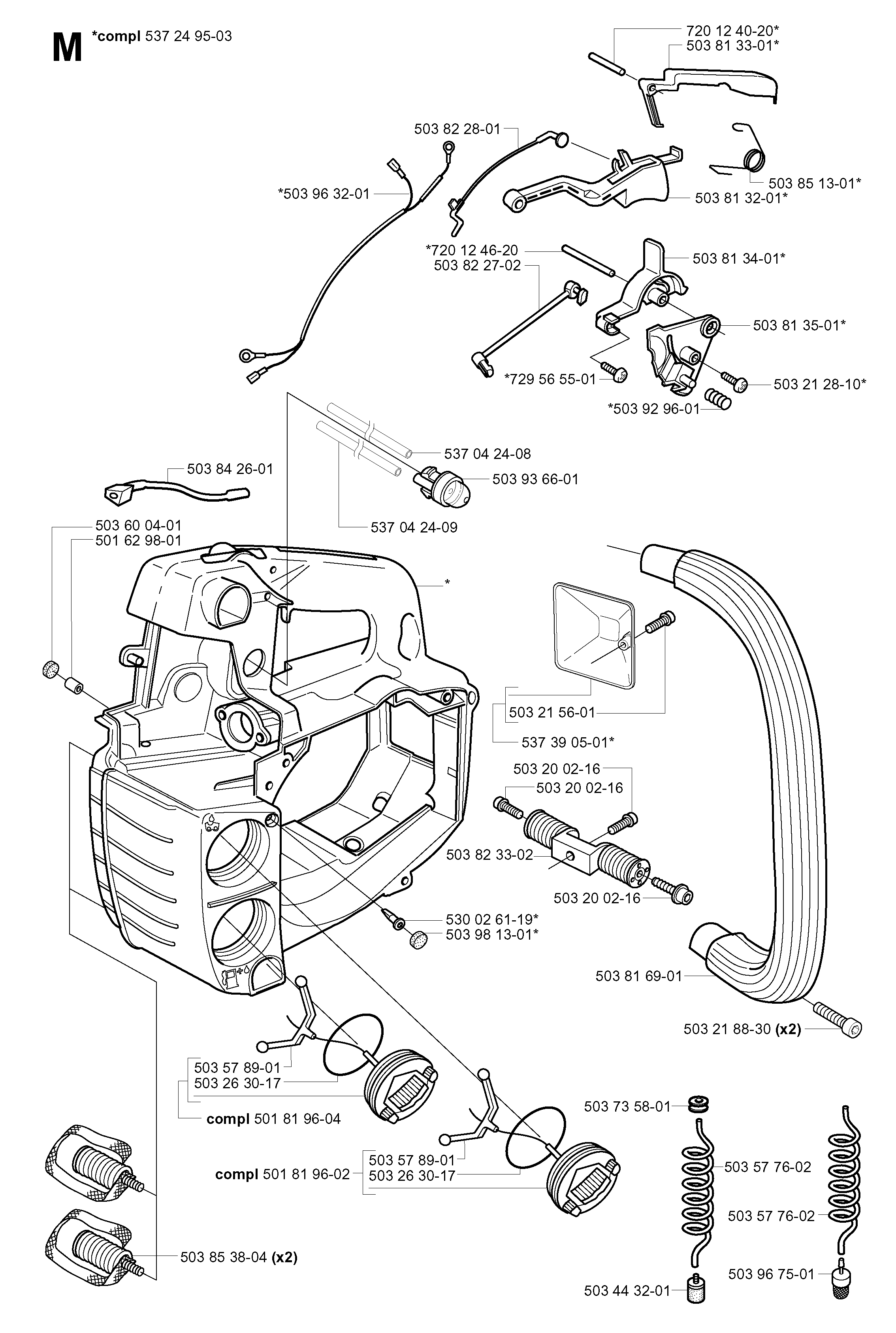 FUEL TANK & HANDLE