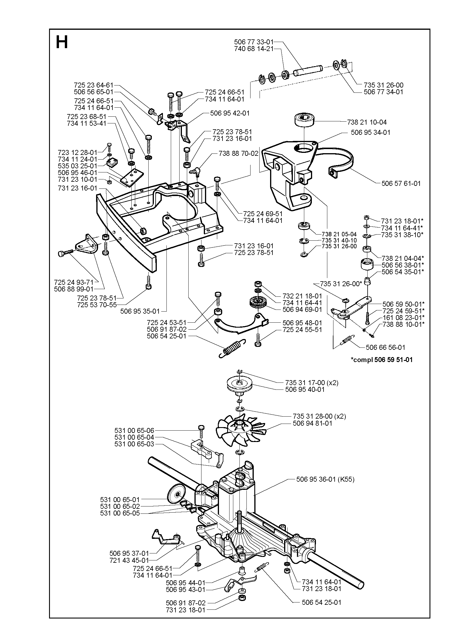 MOWER LIFT / DECK LIFT