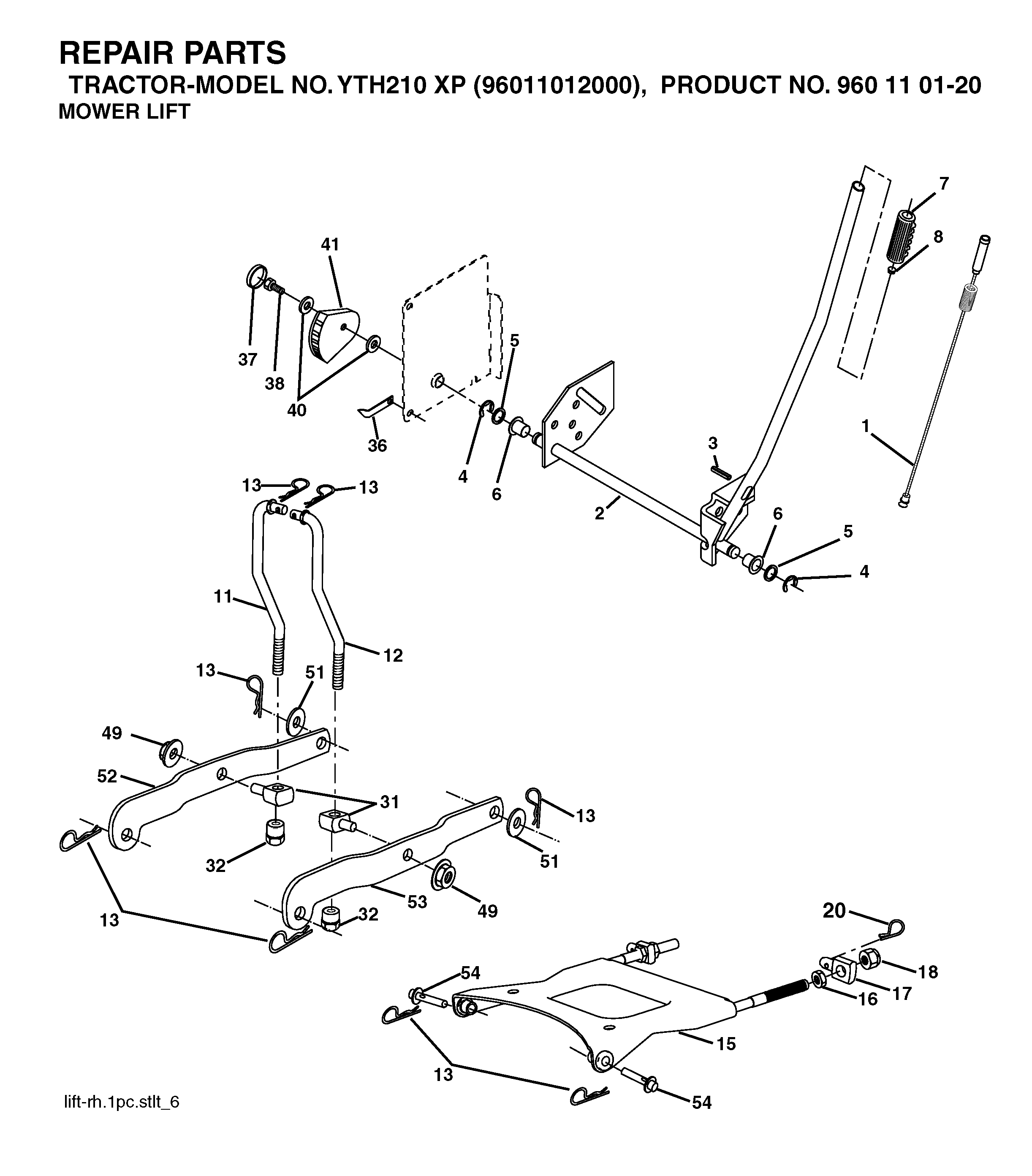 MOWER LIFT / DECK LIFT