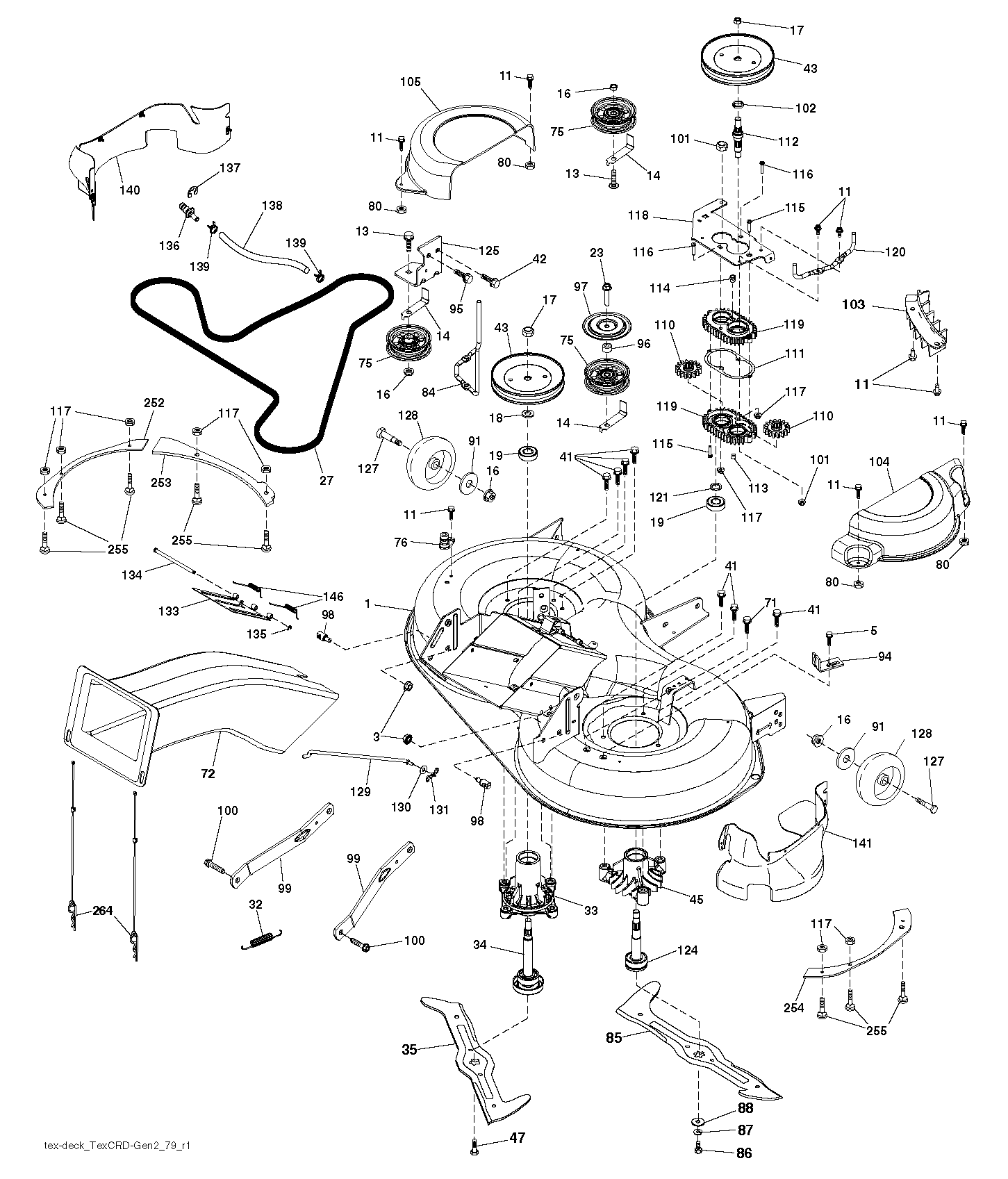 MOWER DECK / CUTTING DECK