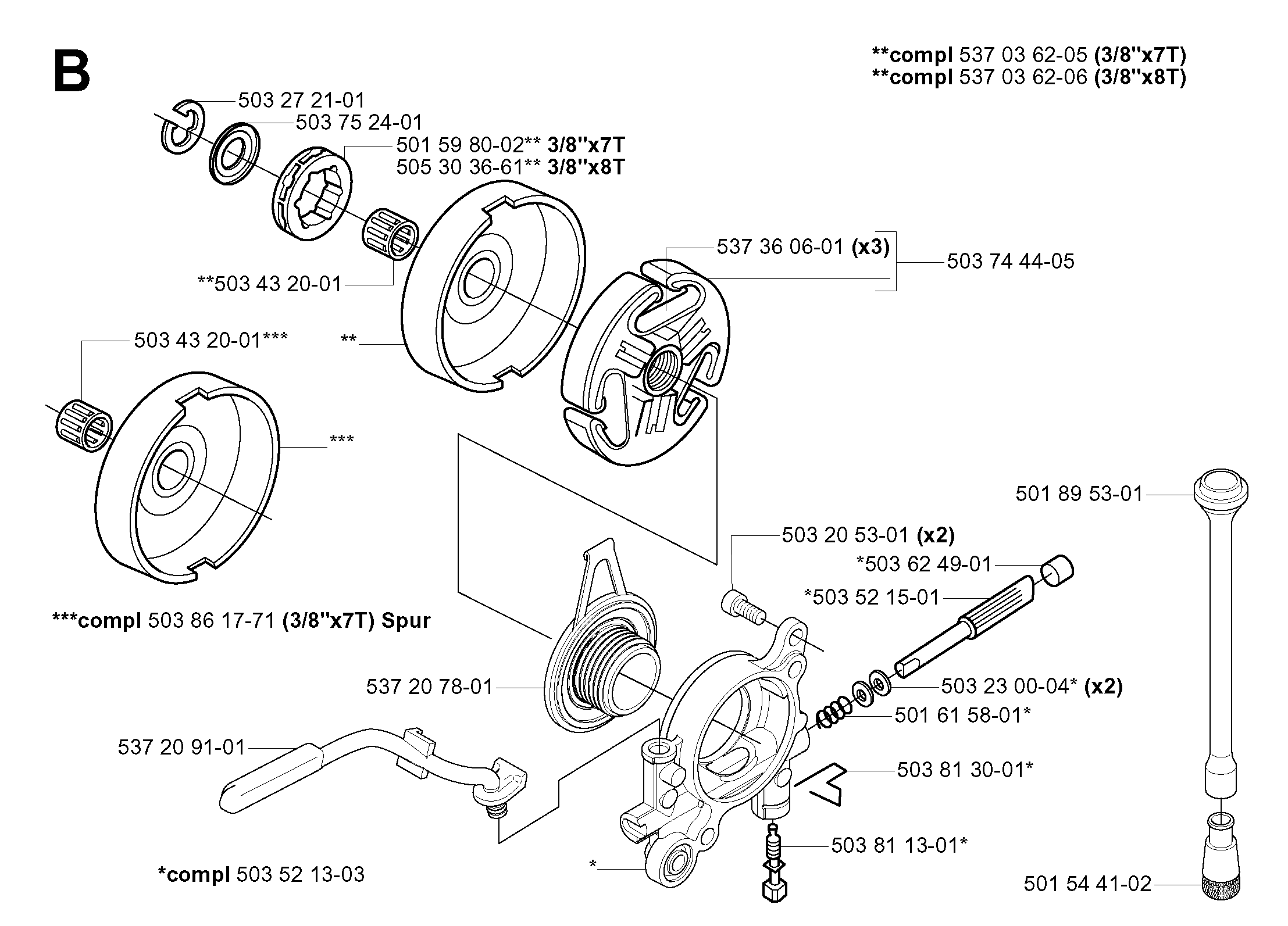 CLUTCH & OIL PUMP