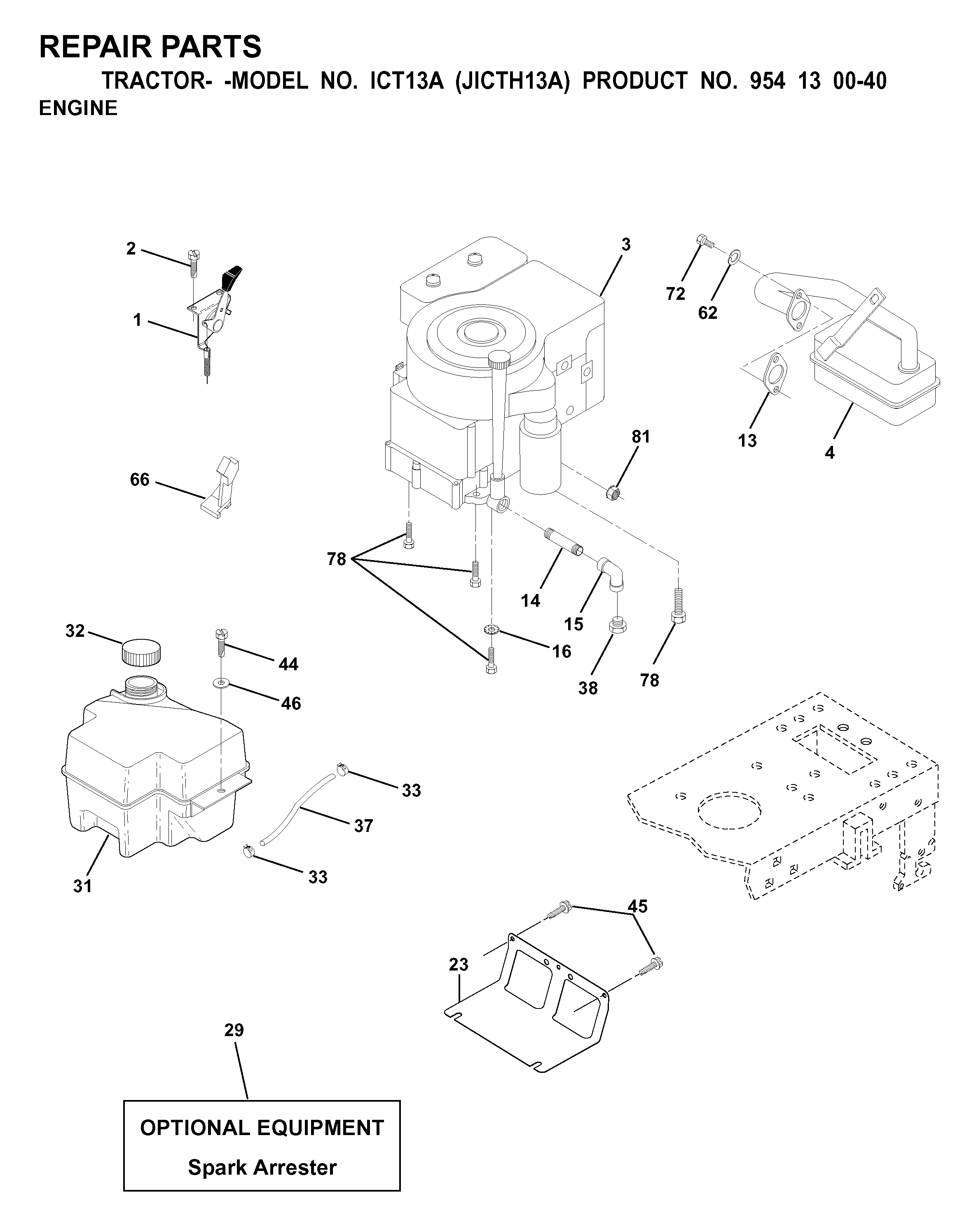 ENGINE & CUTTING EQUIPMENT
