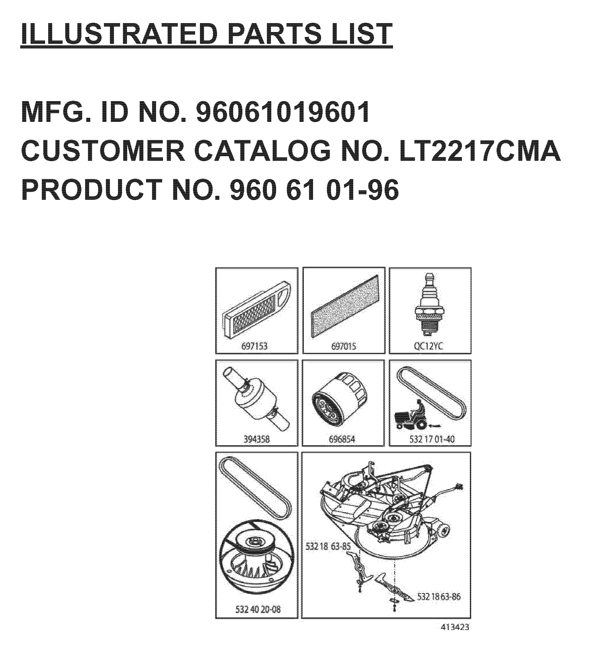FREQUENTLY USED PARTS
