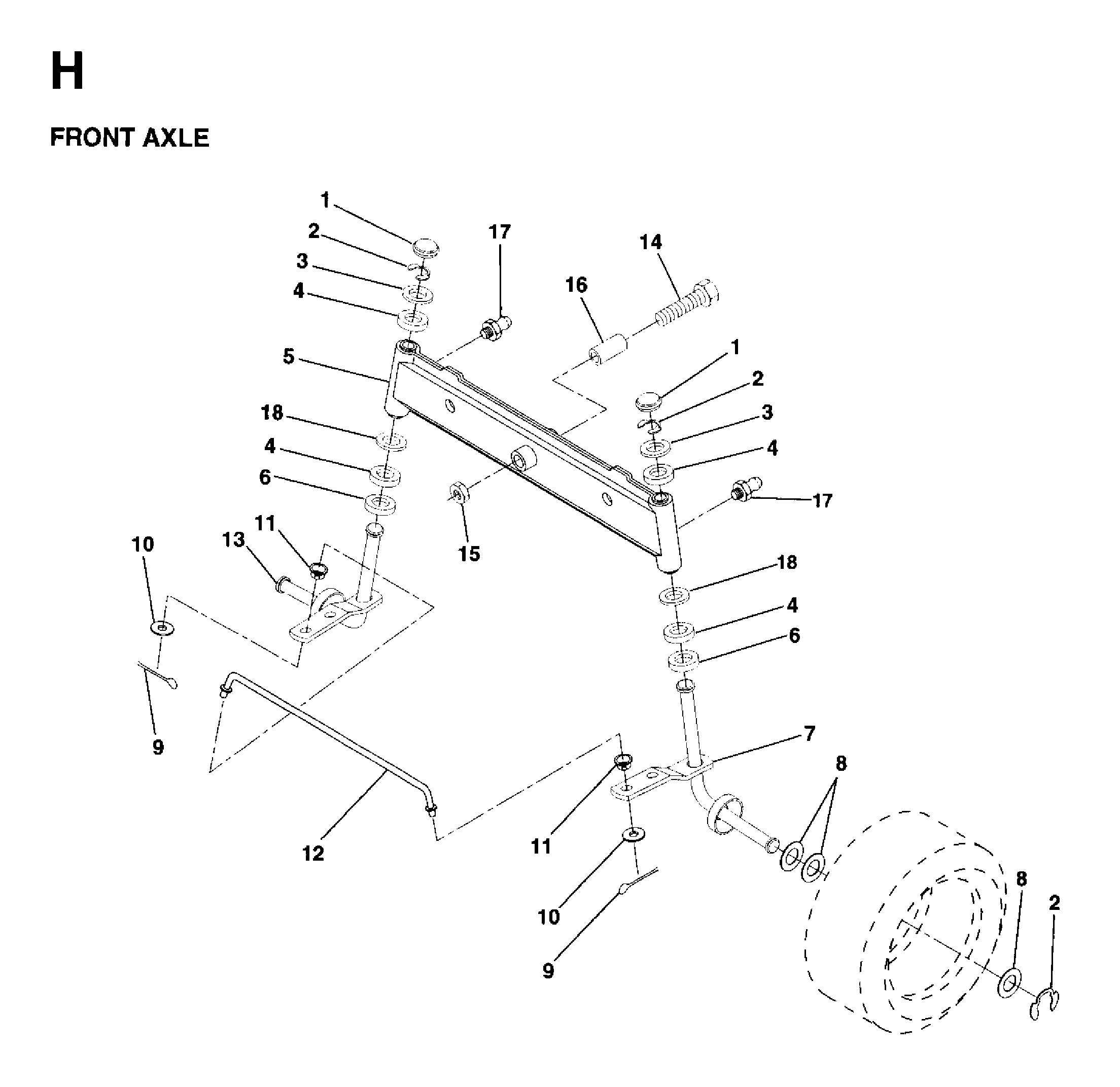 FRONT AXLE 