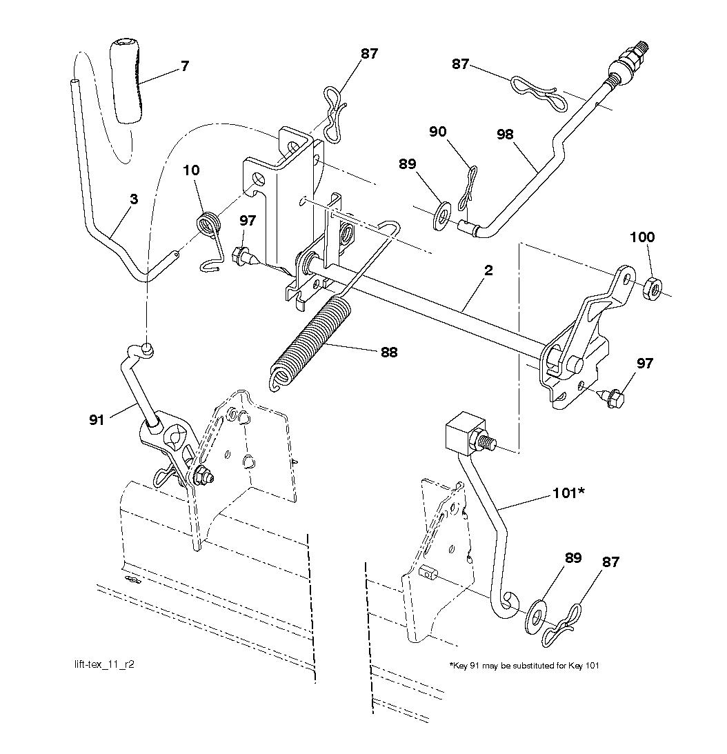 MOWER LIFT / DECK LIFT
