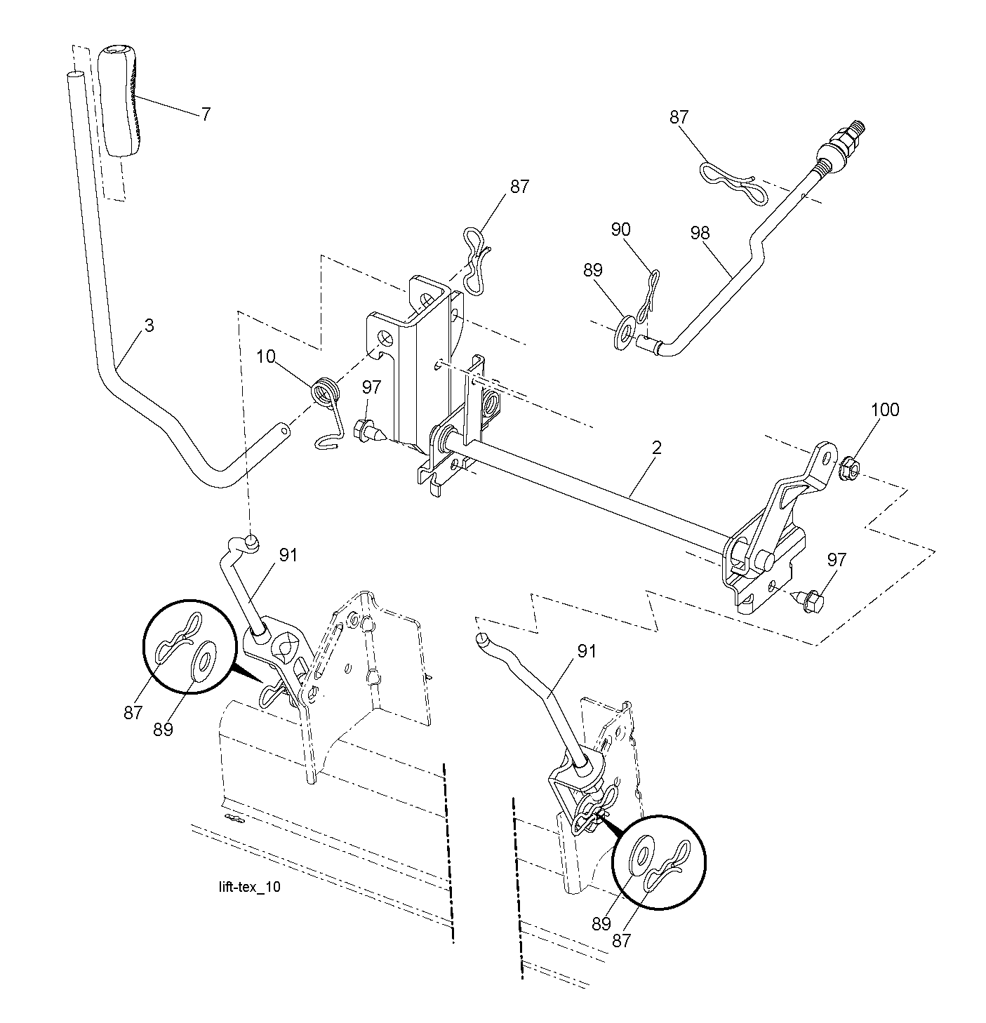 MOWER LIFT / DECK LIFT