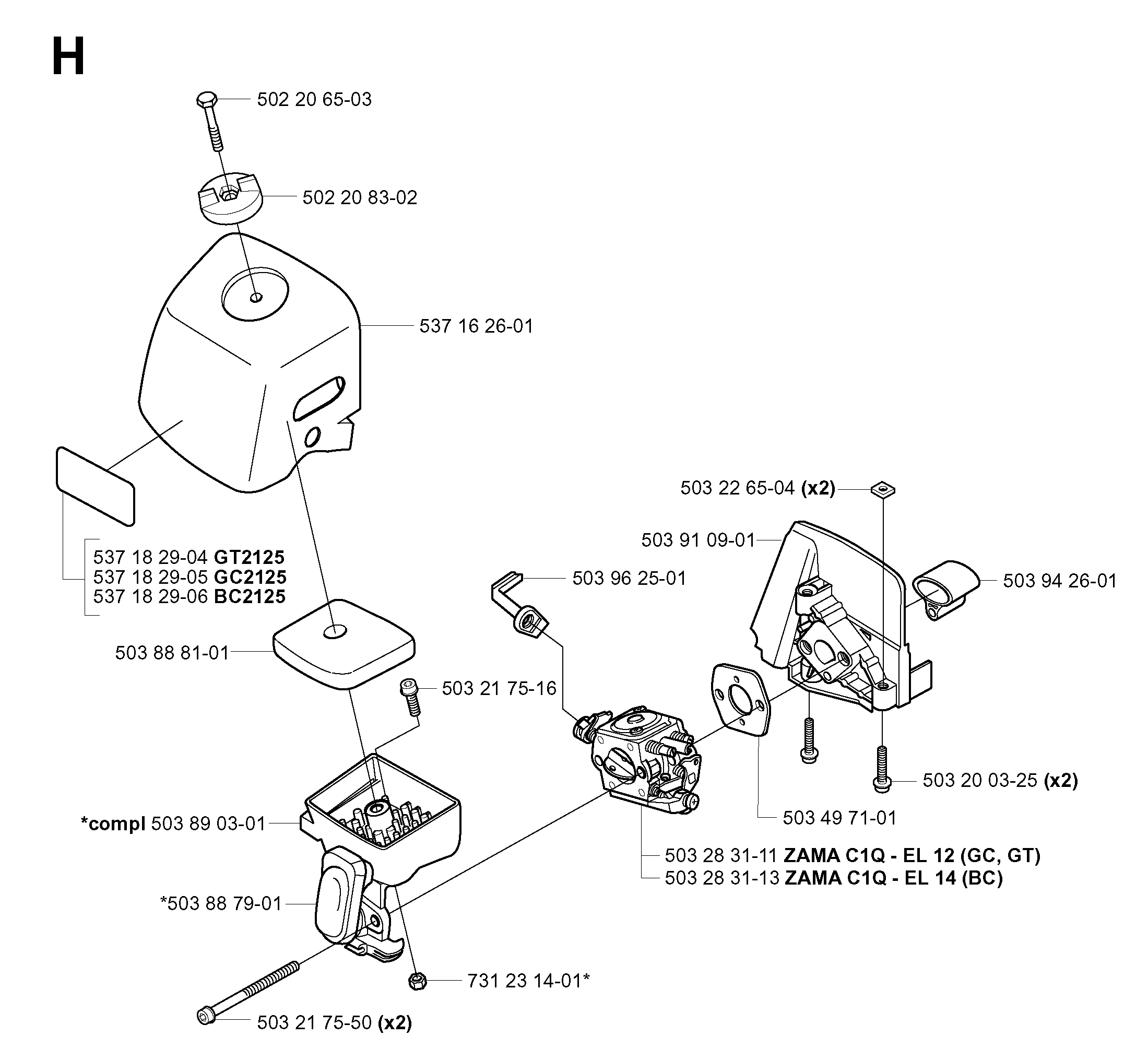CARBURETOR & AIR FILTER