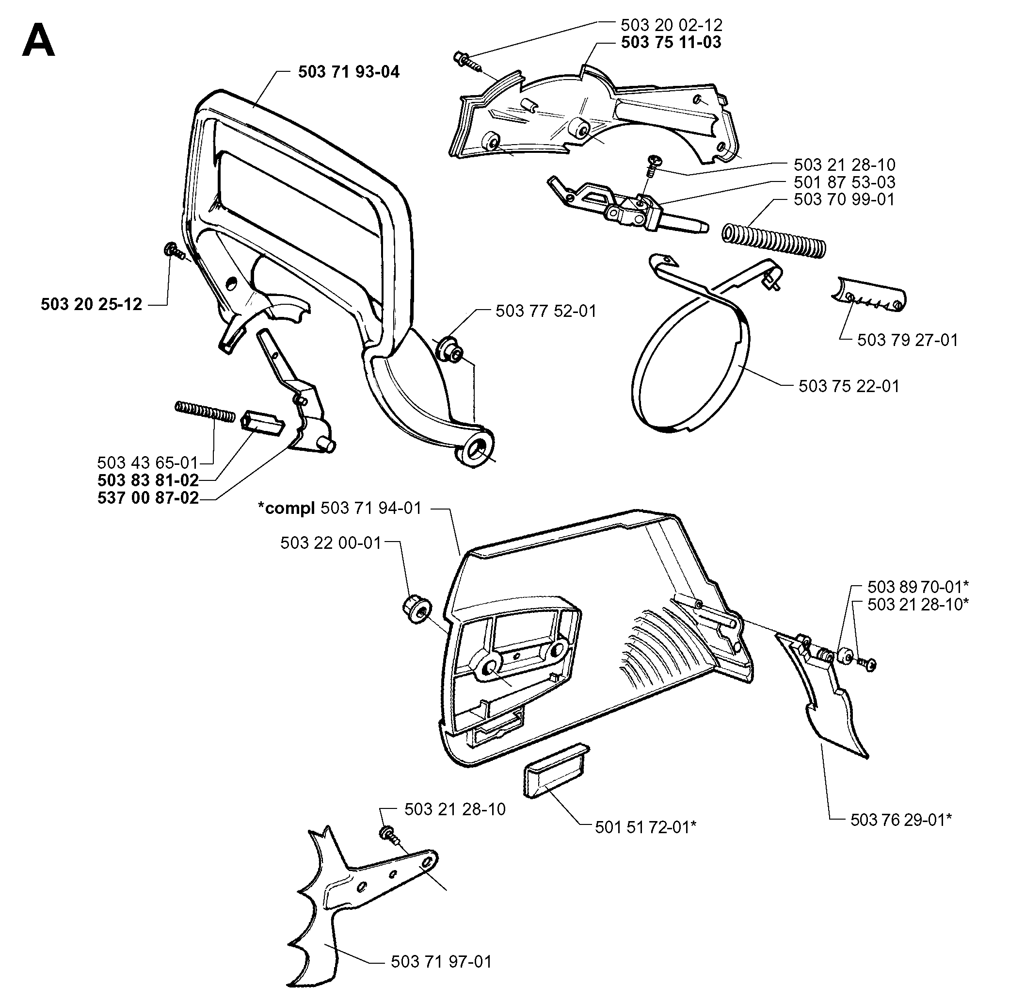 CHAIN BRAKE & CLUTCH COVER