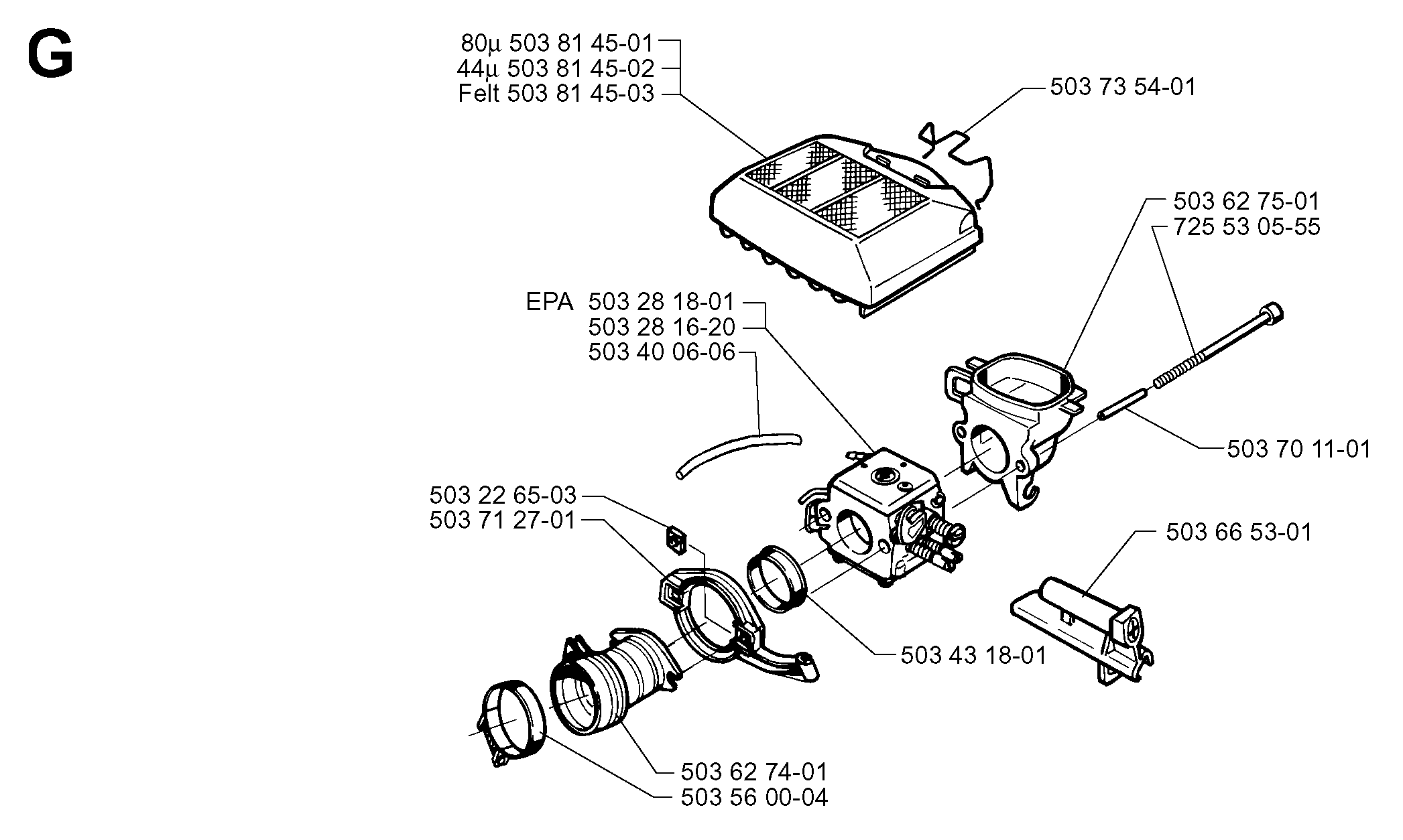 CARBURETOR & AIR FILTER