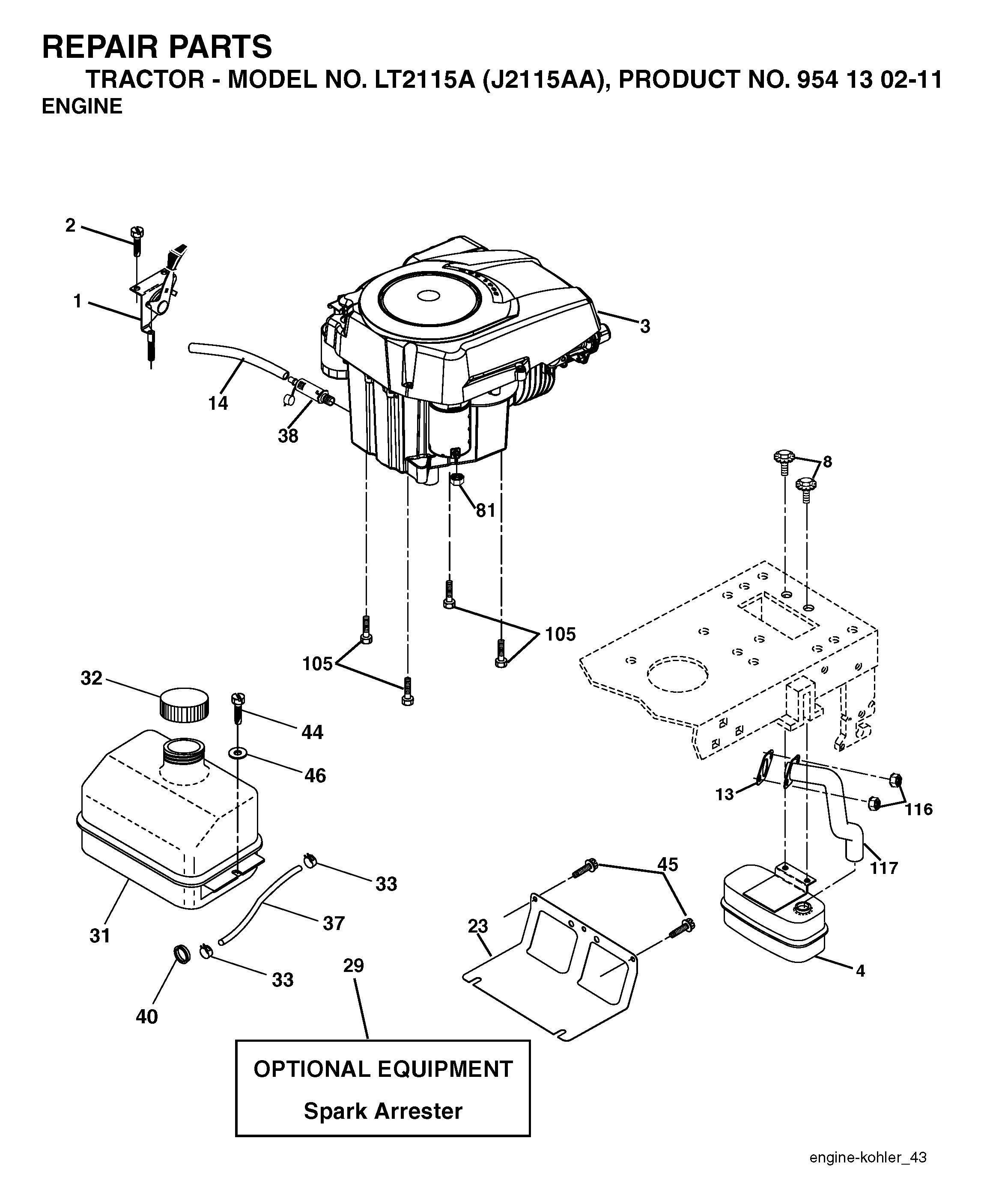 ENGINE & CUTTING EQUIPMENT
