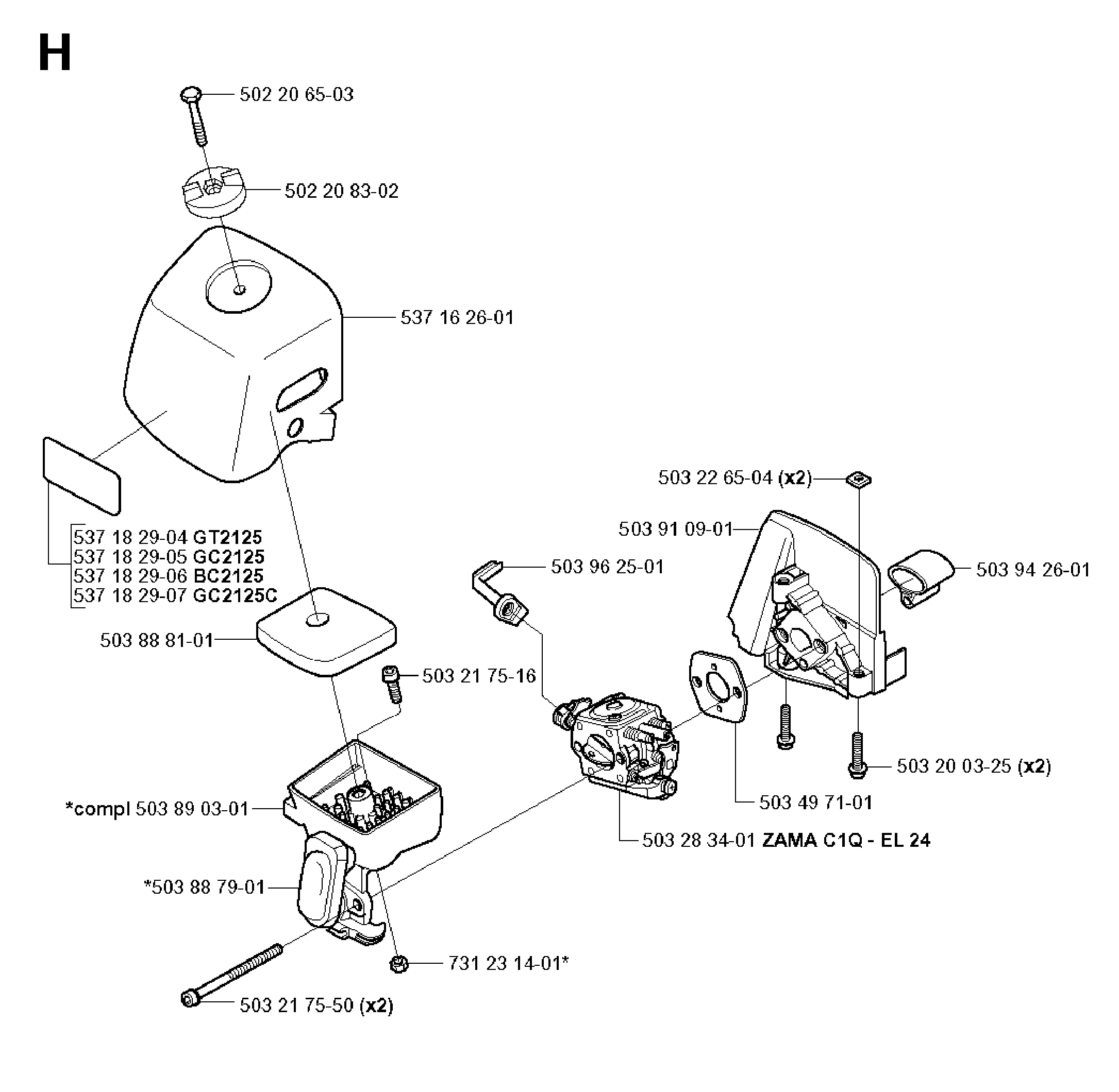 CARBURETOR & AIR FILTER