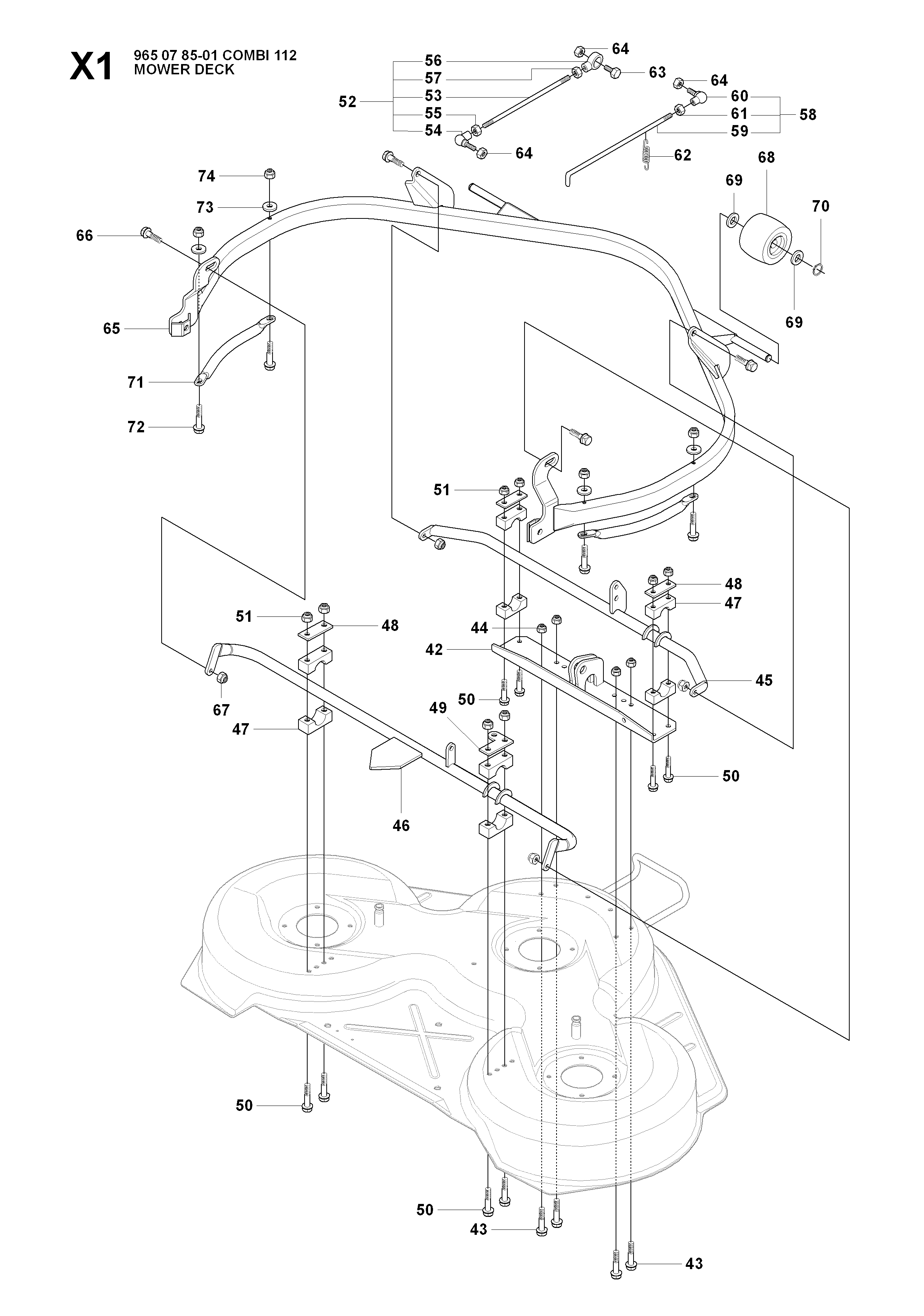 MOWER DECK / CUTTING DECK