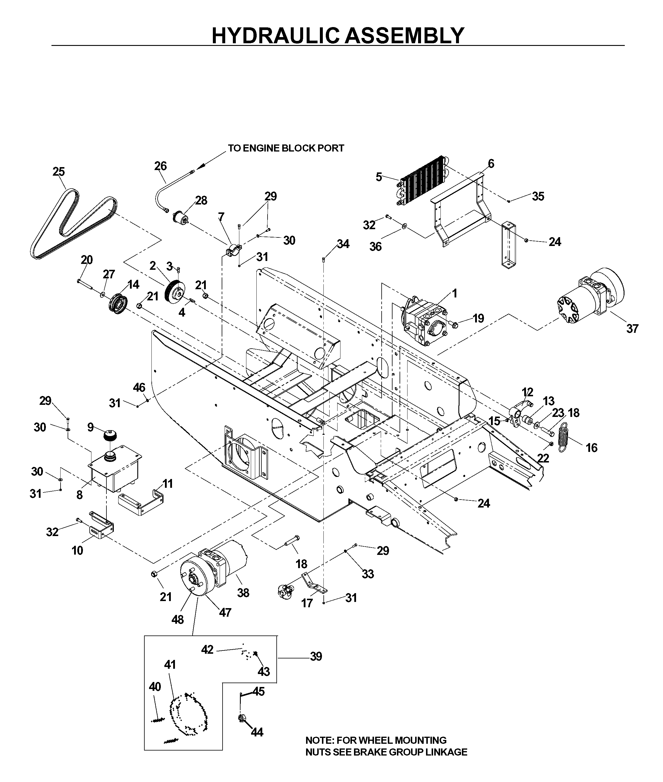 HYDRAULIC PUMP - MOTOR