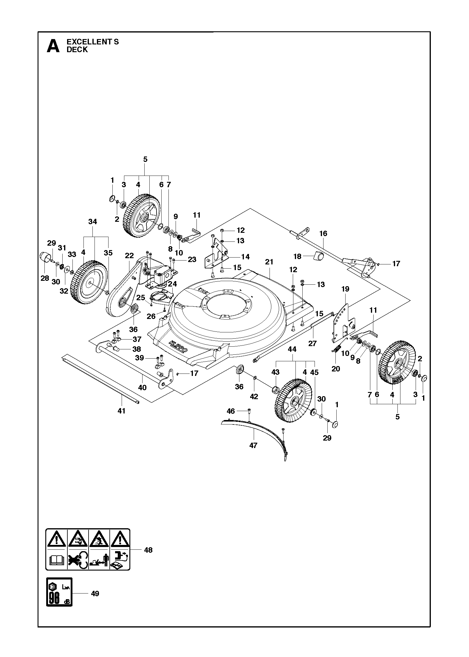 MOWER DECK / CUTTING DECK