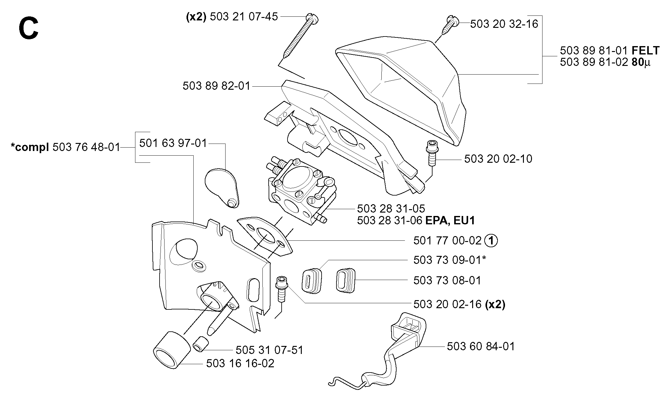 CARBURETOR & AIR FILTER