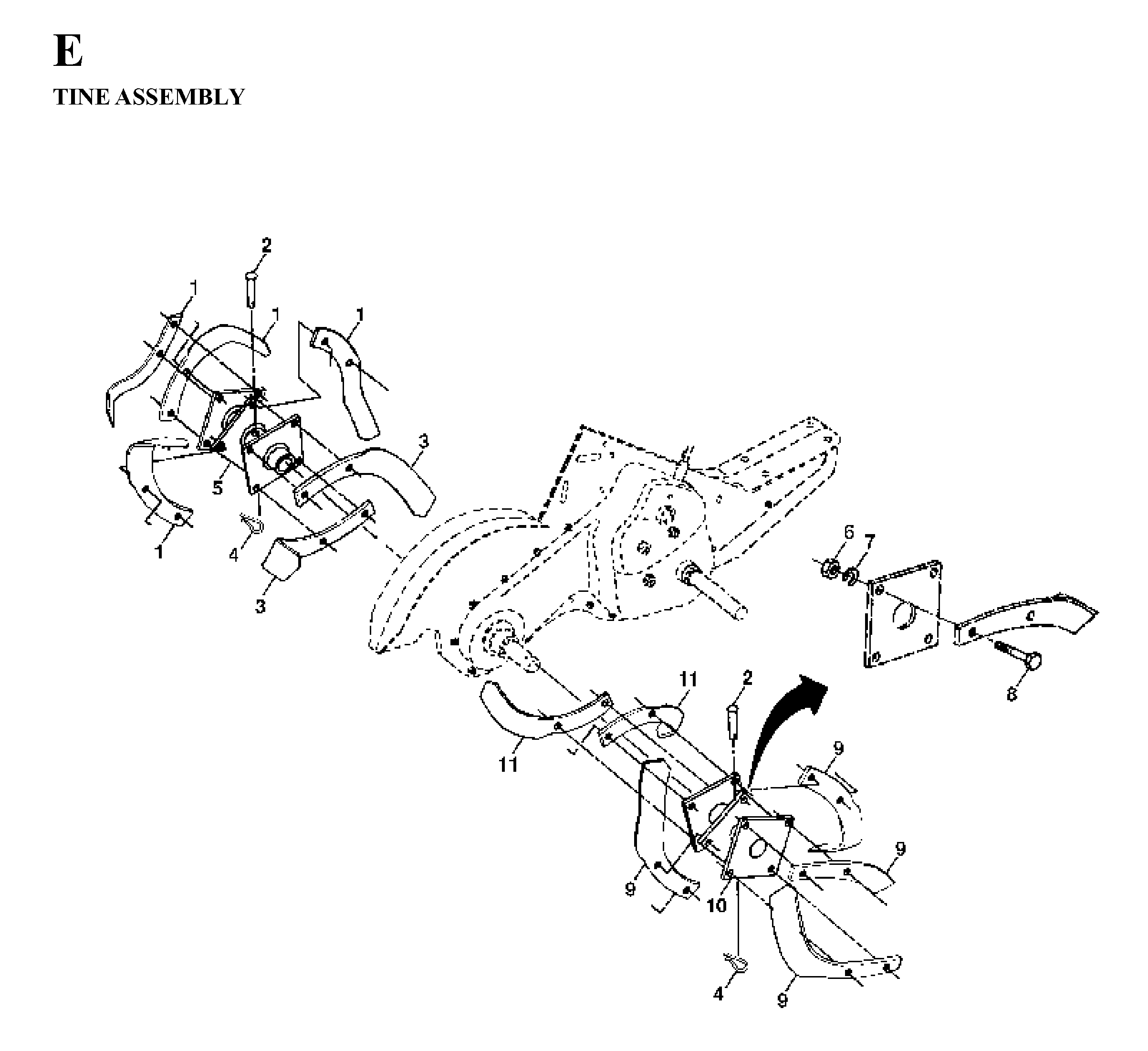 TINE ASSEMBLY