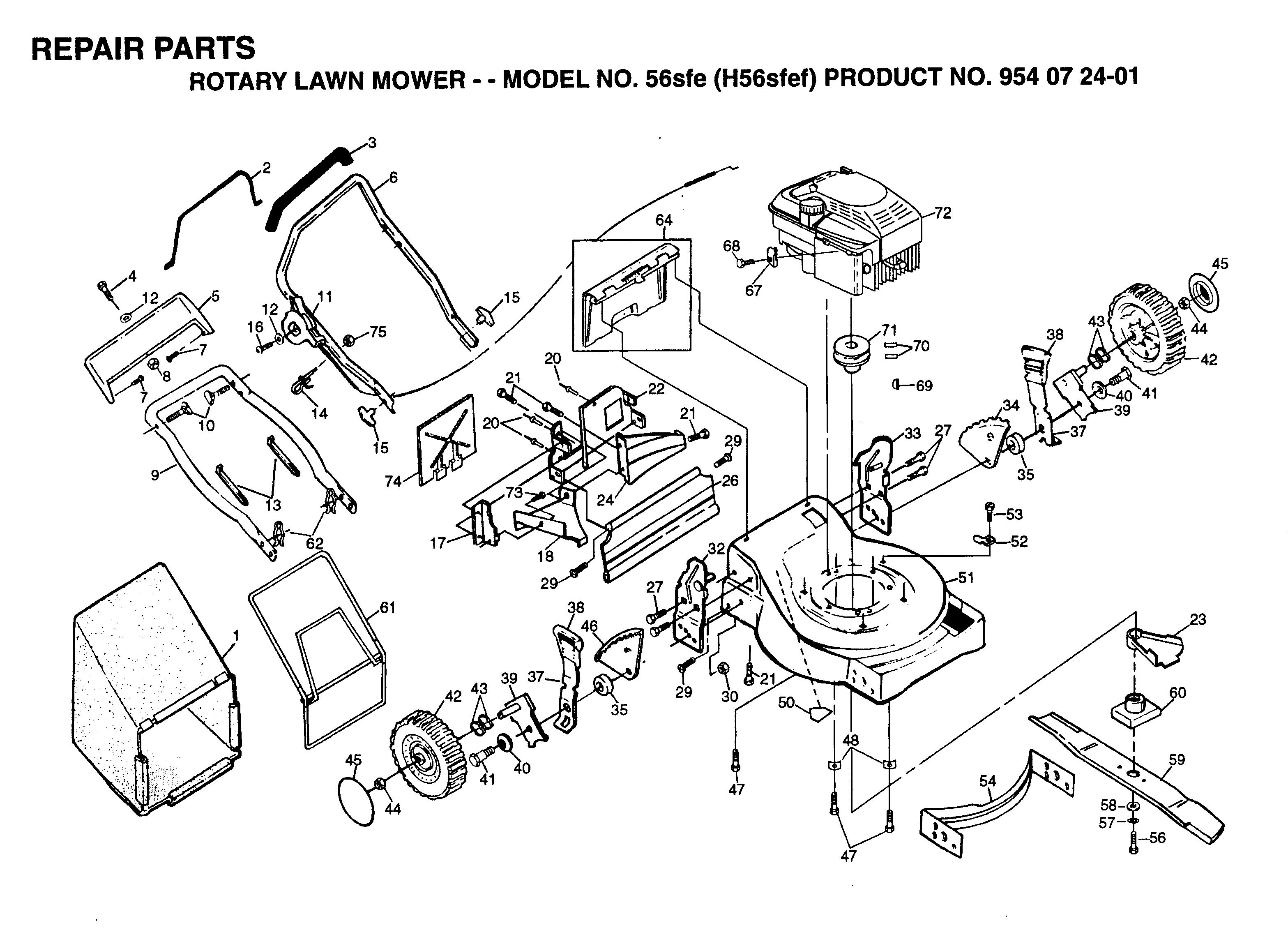 REPAIR PARTS