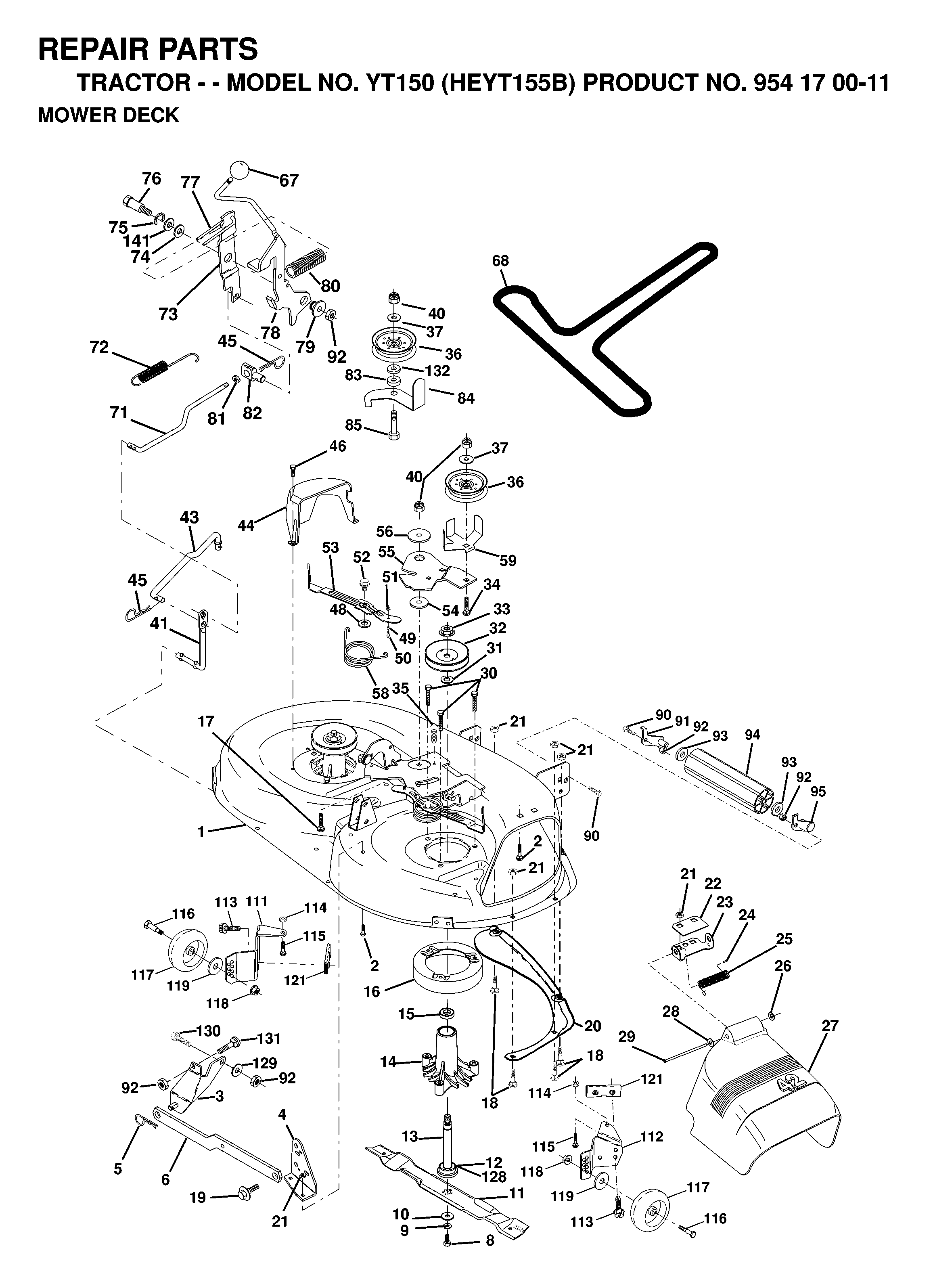 MOWER DECK / CUTTING DECK