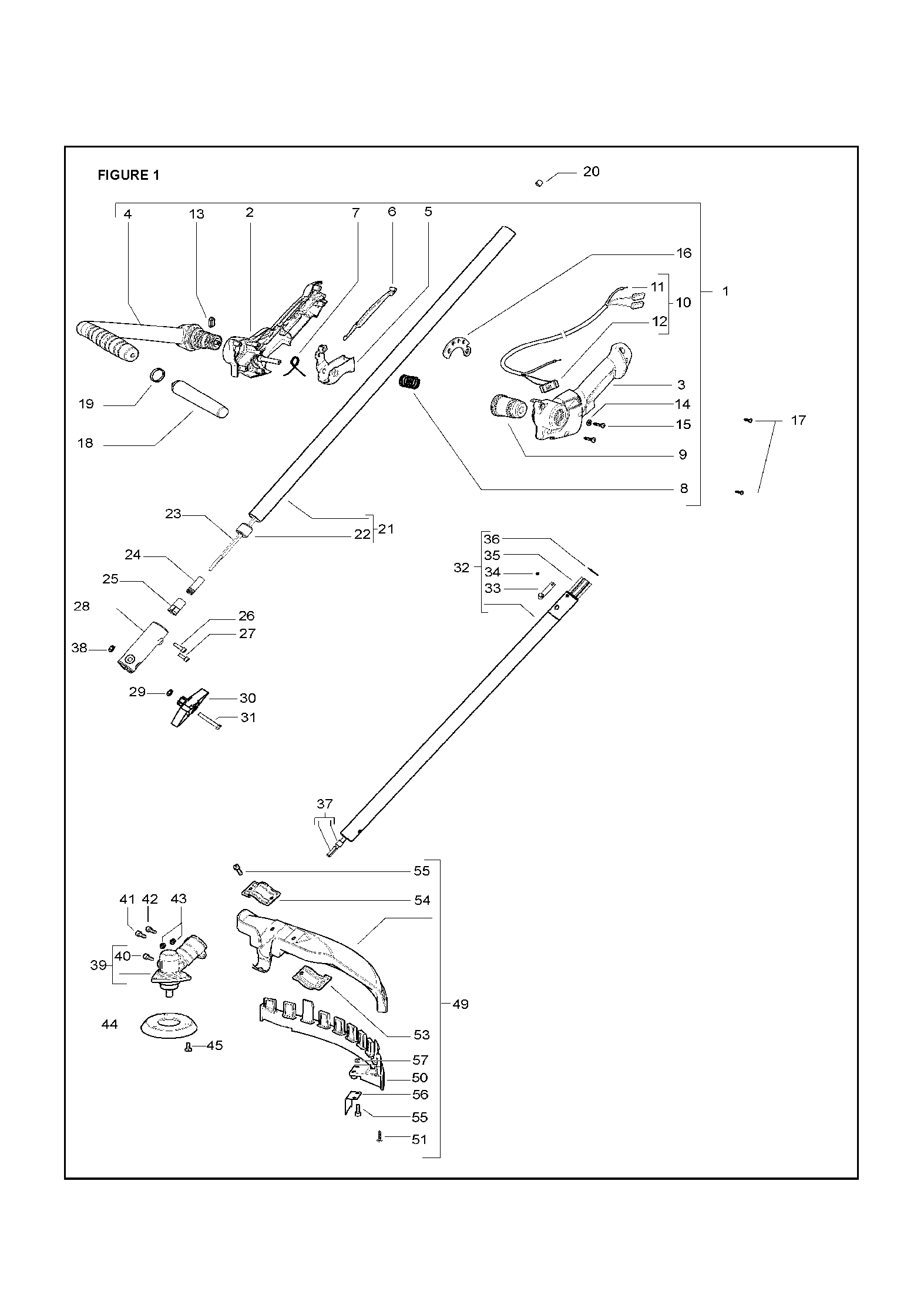 SHAFT & HANDLE