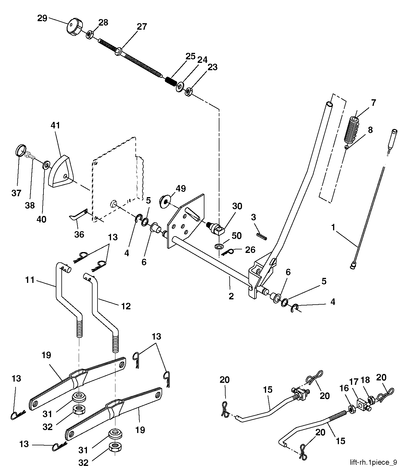MOWER LIFT / DECK LIFT