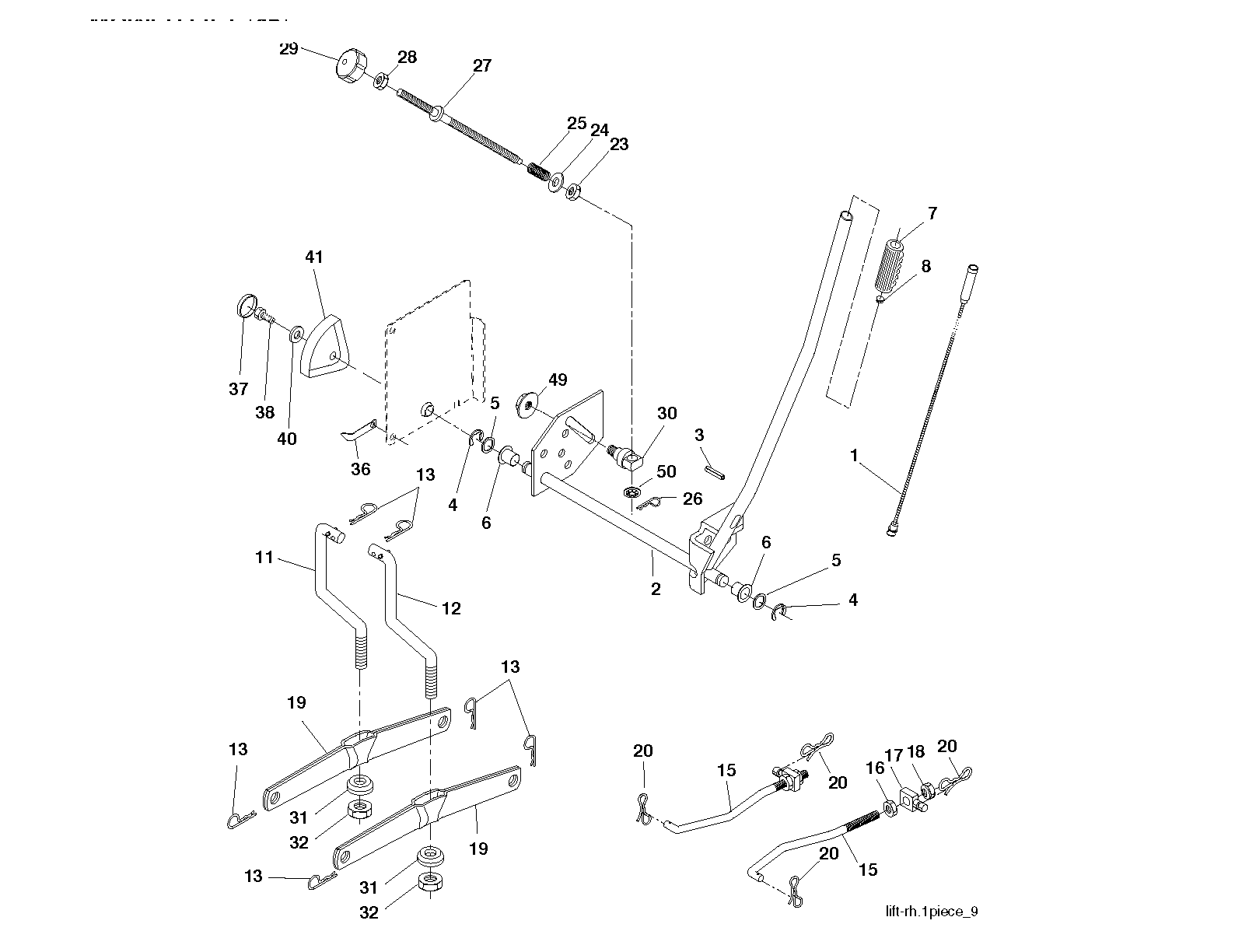 MOWER LIFT / DECK LIFT