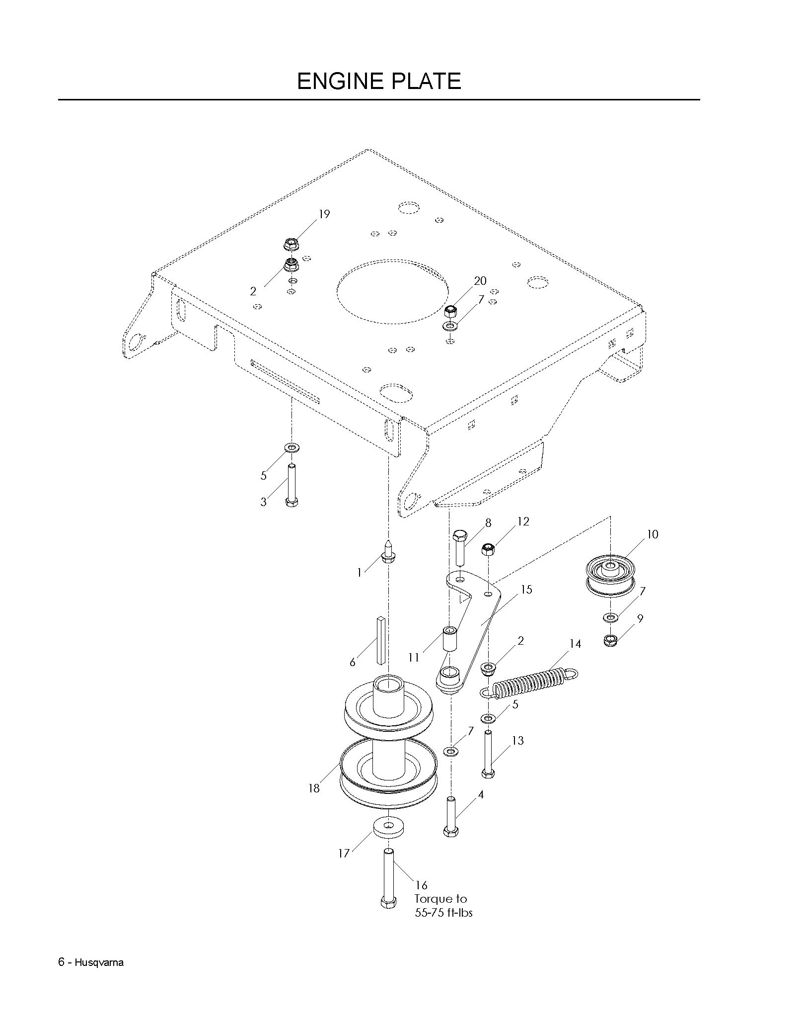 ENGINE PLATE
