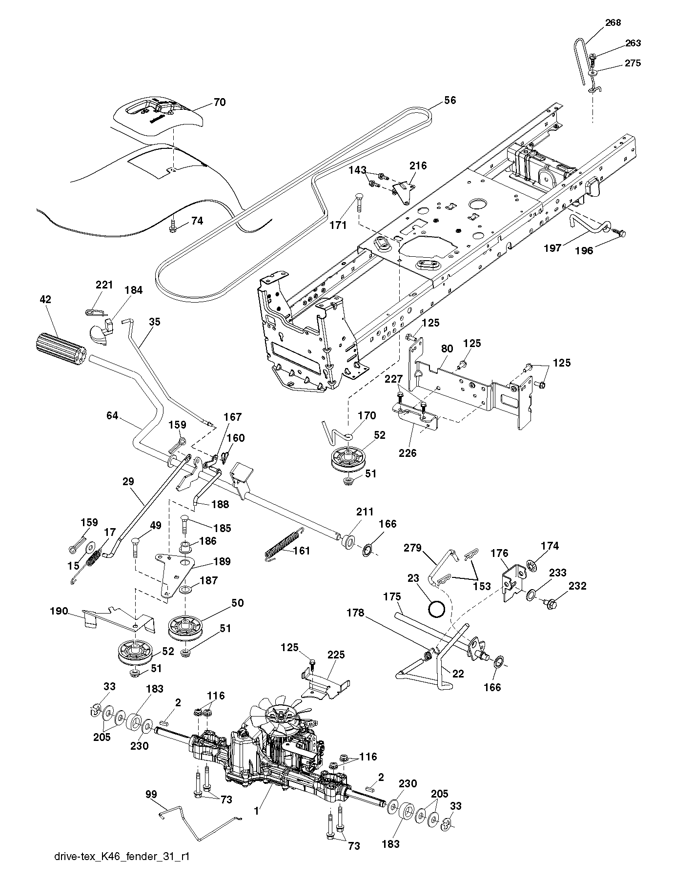 MOWER LIFT / DECK LIFT