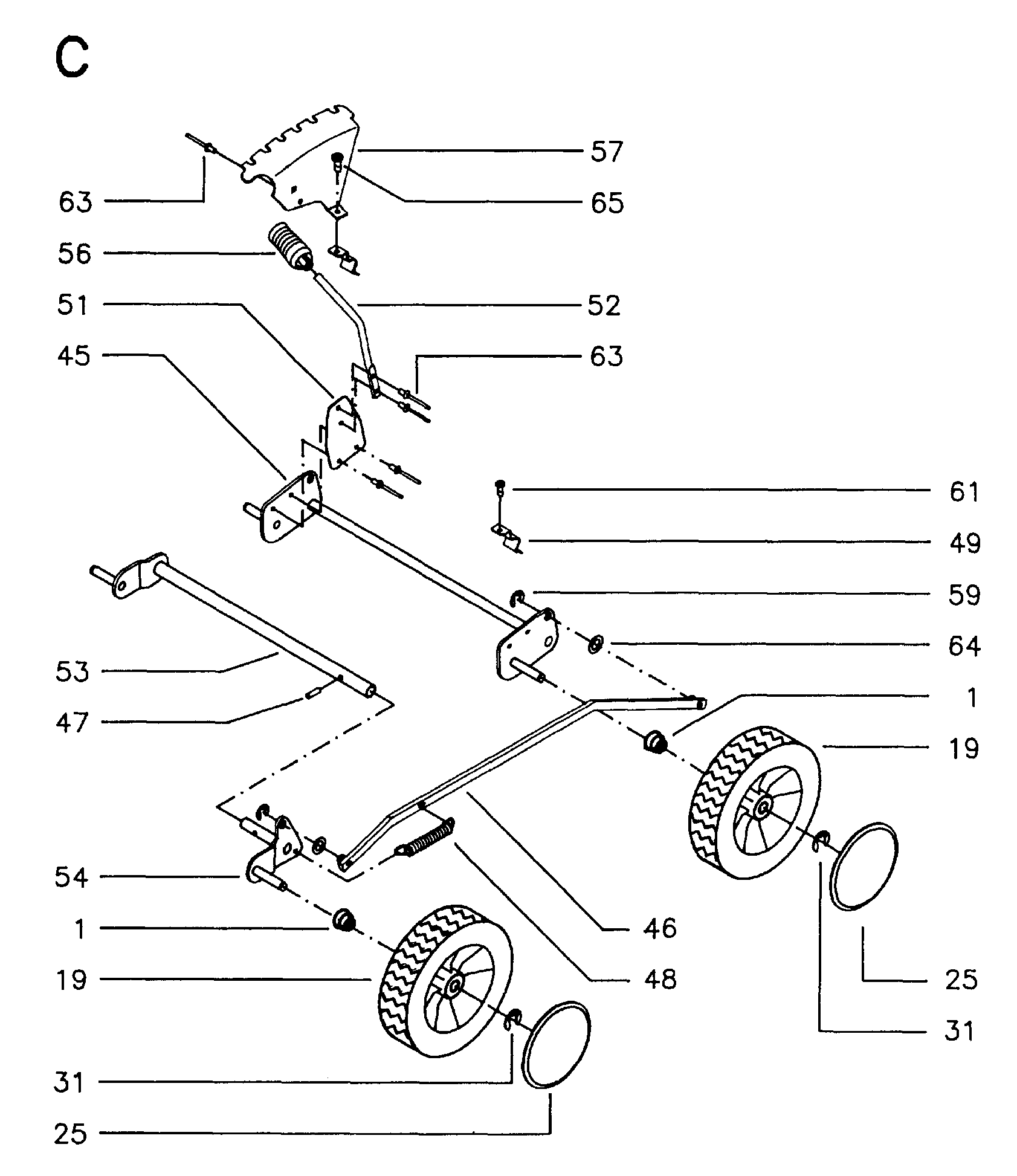 MOWER LIFT / DECK LIFT