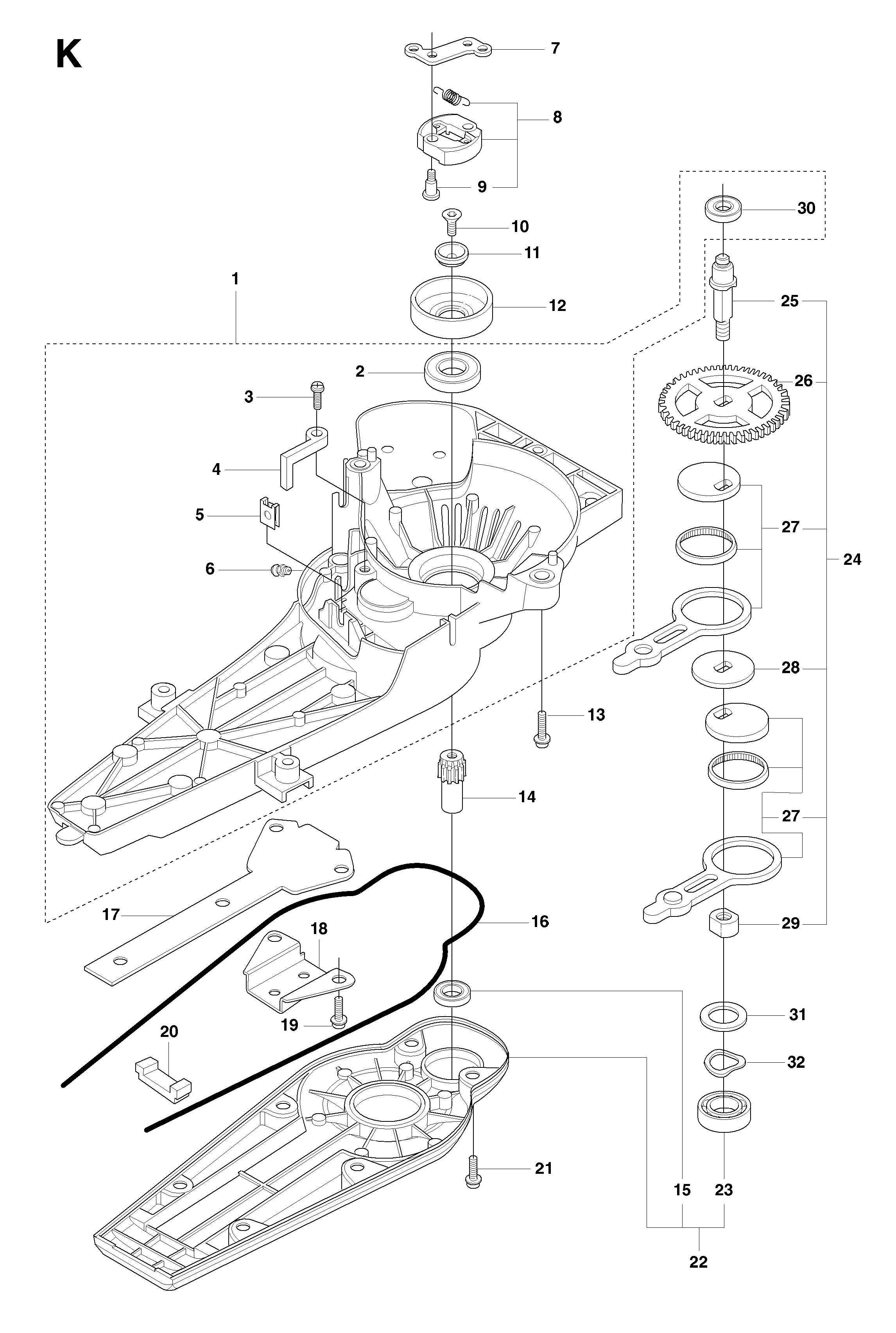 GEAR HOUSING  