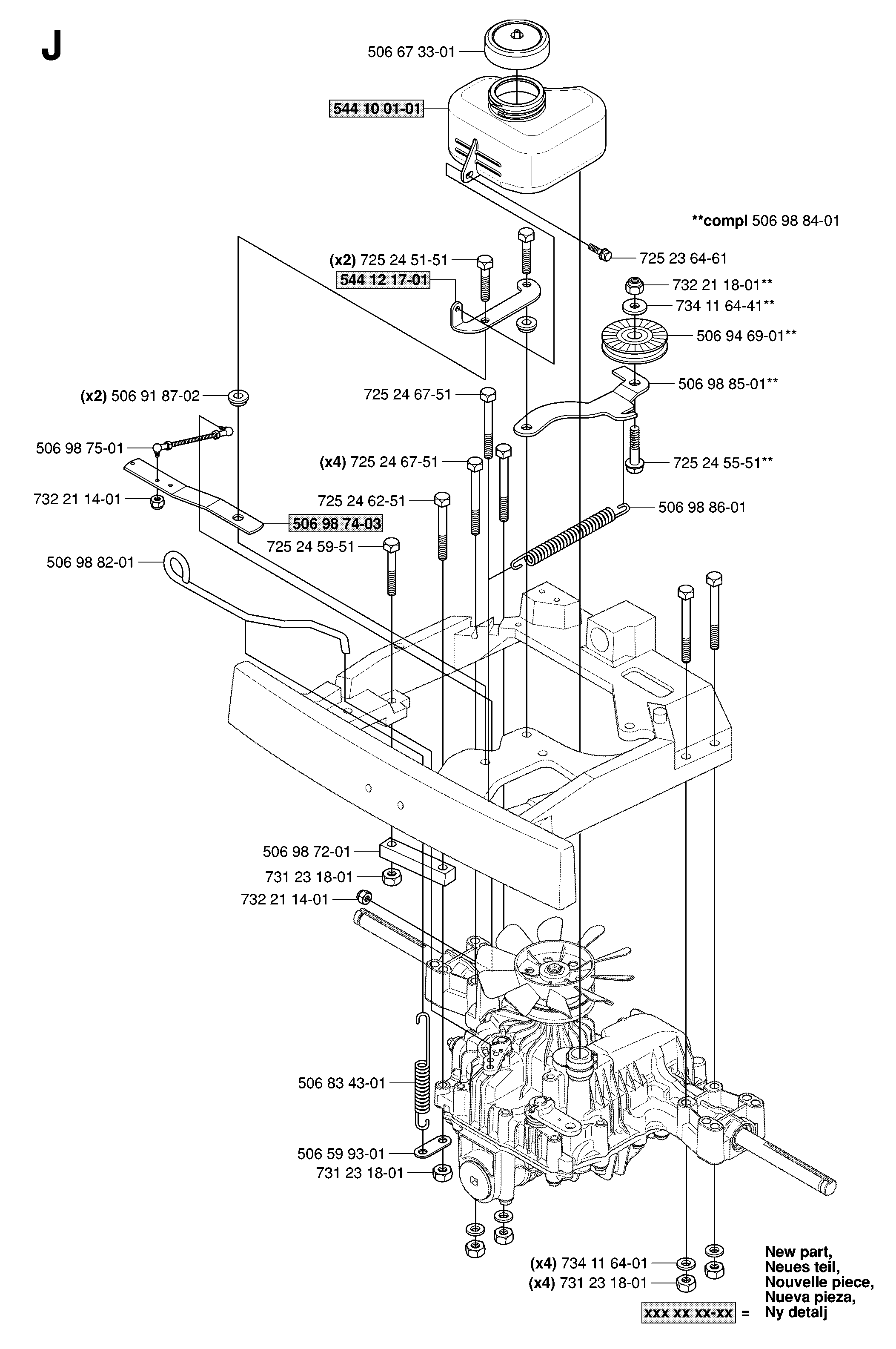 MOWER LIFT / DECK LIFT