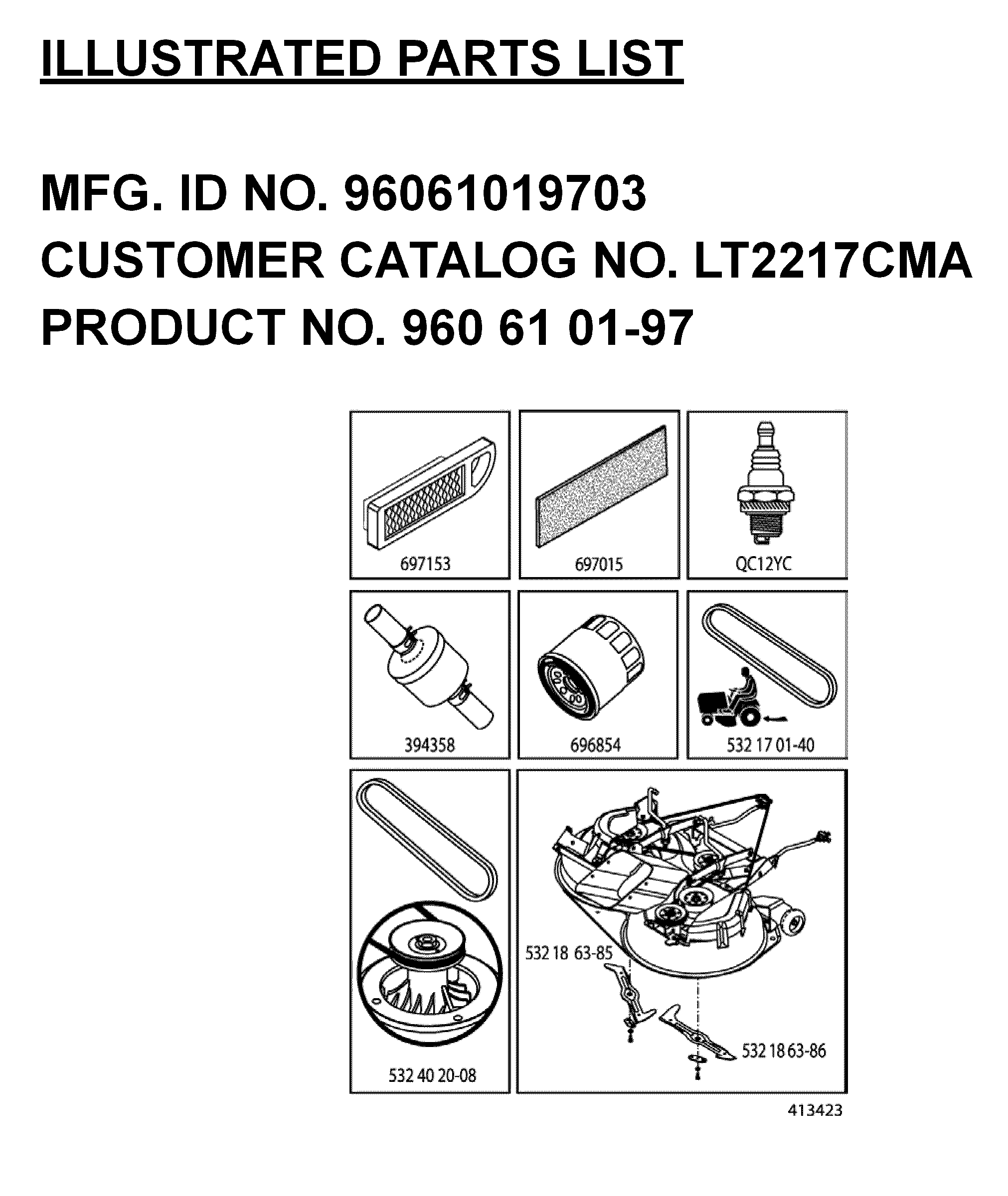 FREQUENTLY USED PARTS
