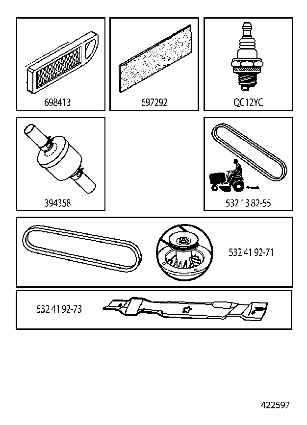 FREQUENTLY USED PARTS