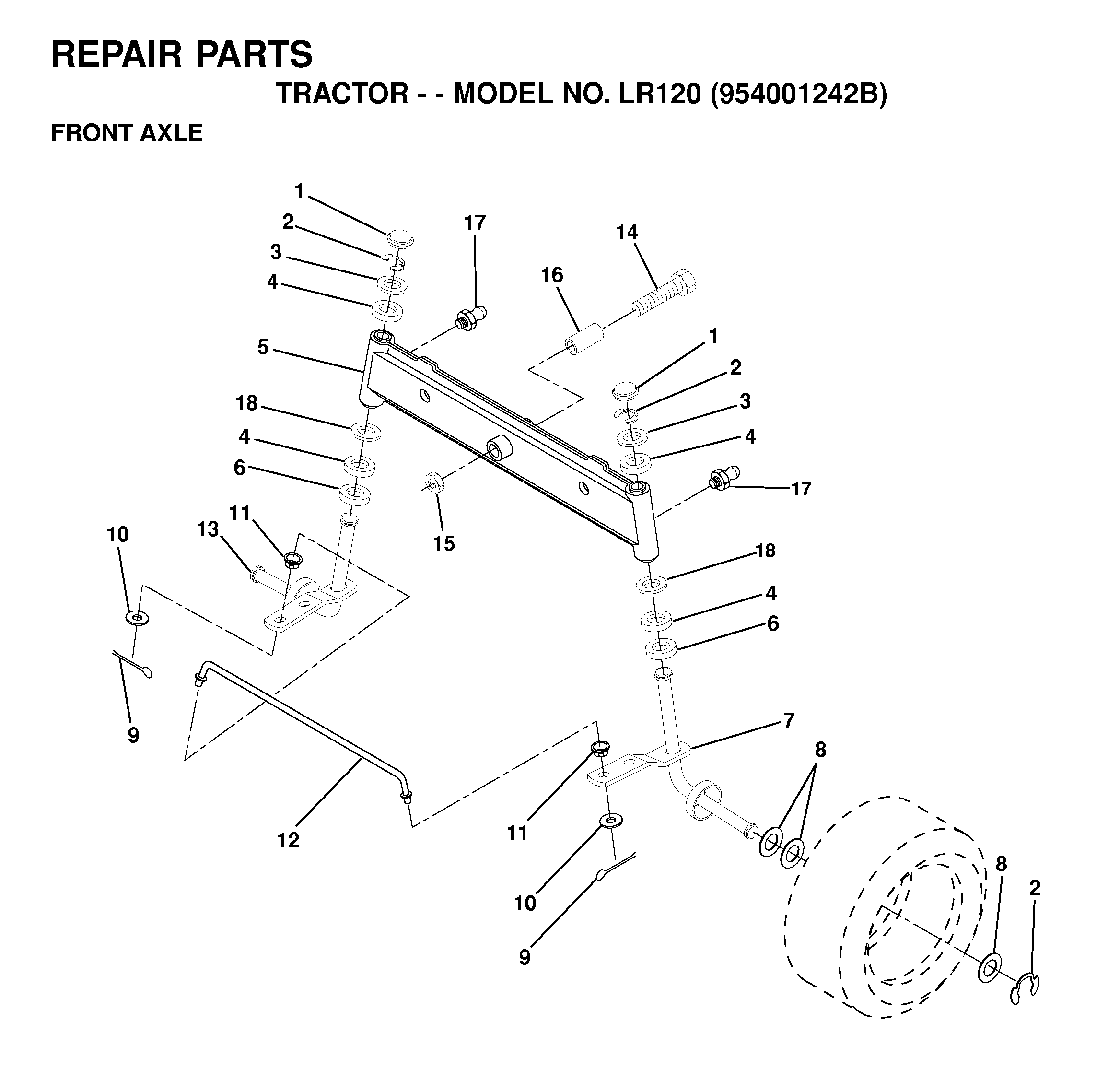 FRONT AXLE 