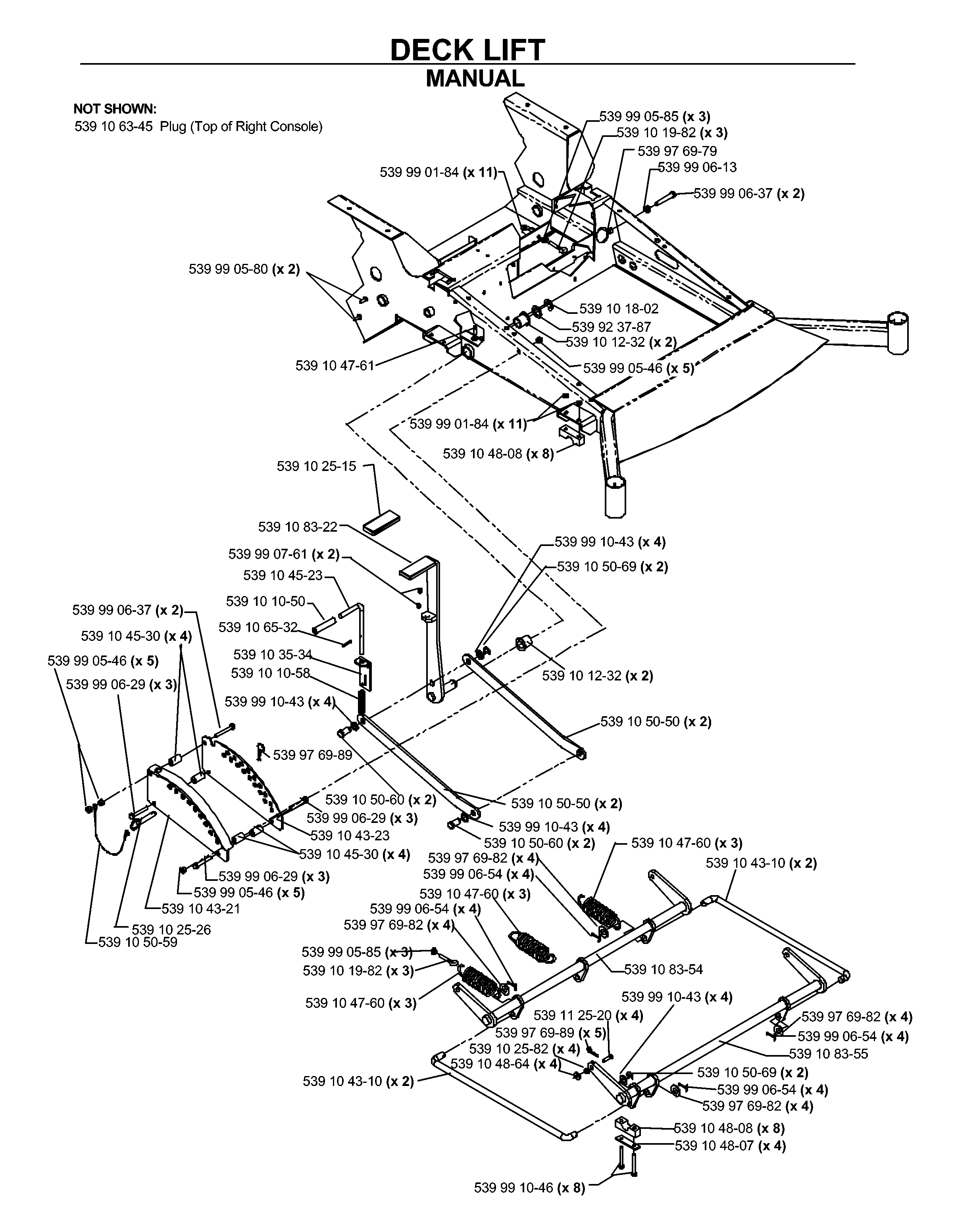 MOWER LIFT / DECK LIFT