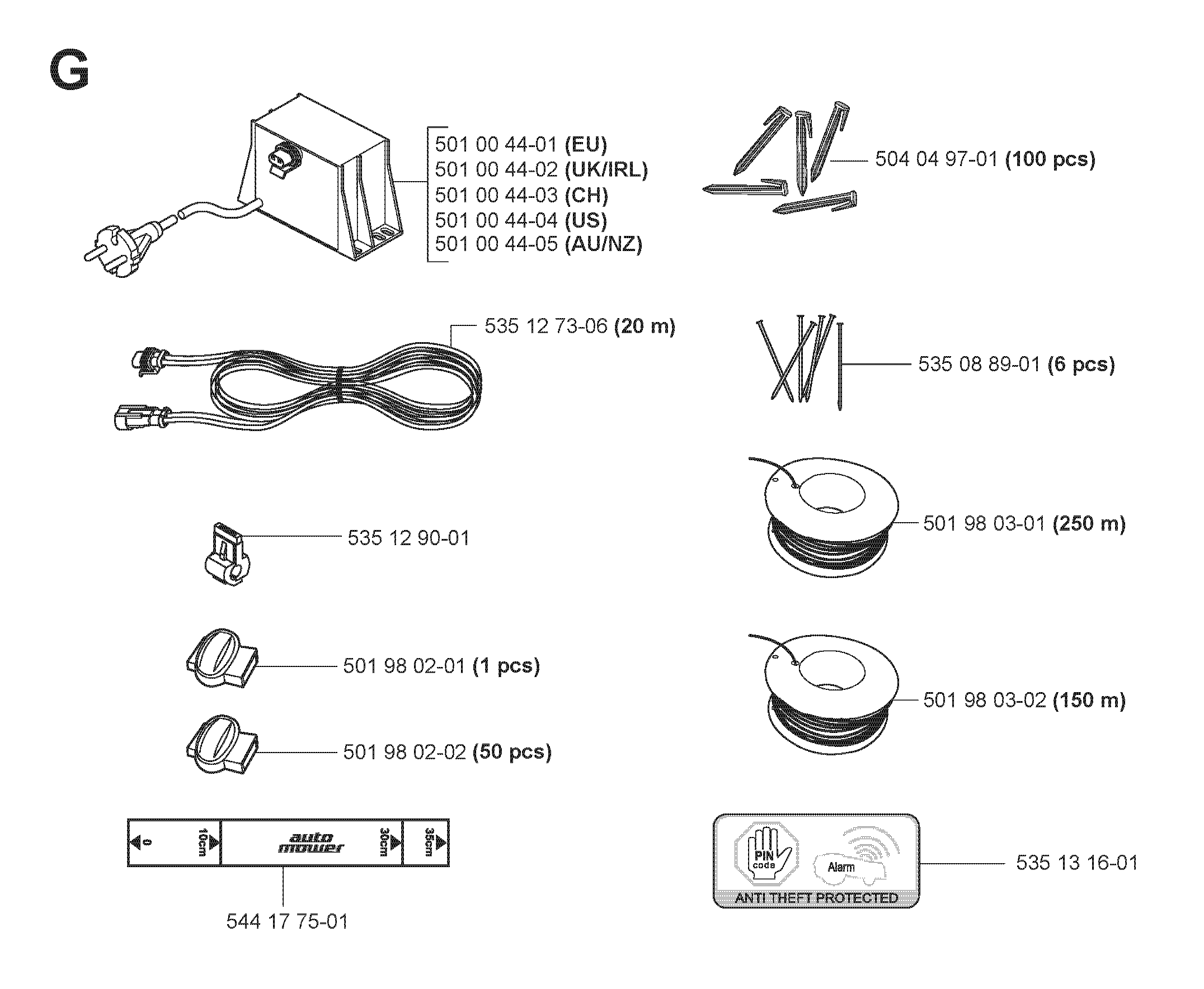 INSTALLATION ACCESSORIES