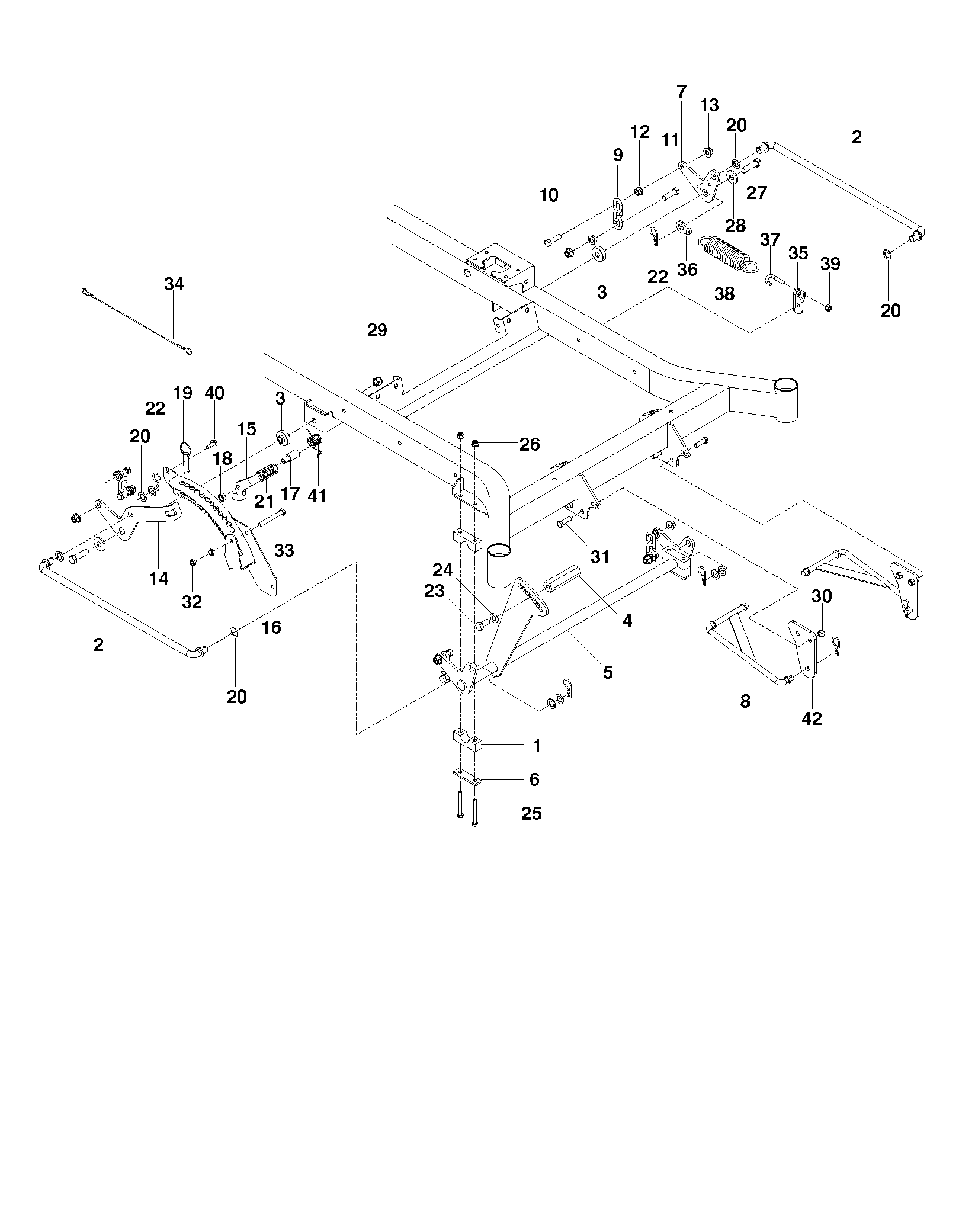 MOWER LIFT / DECK LIFT