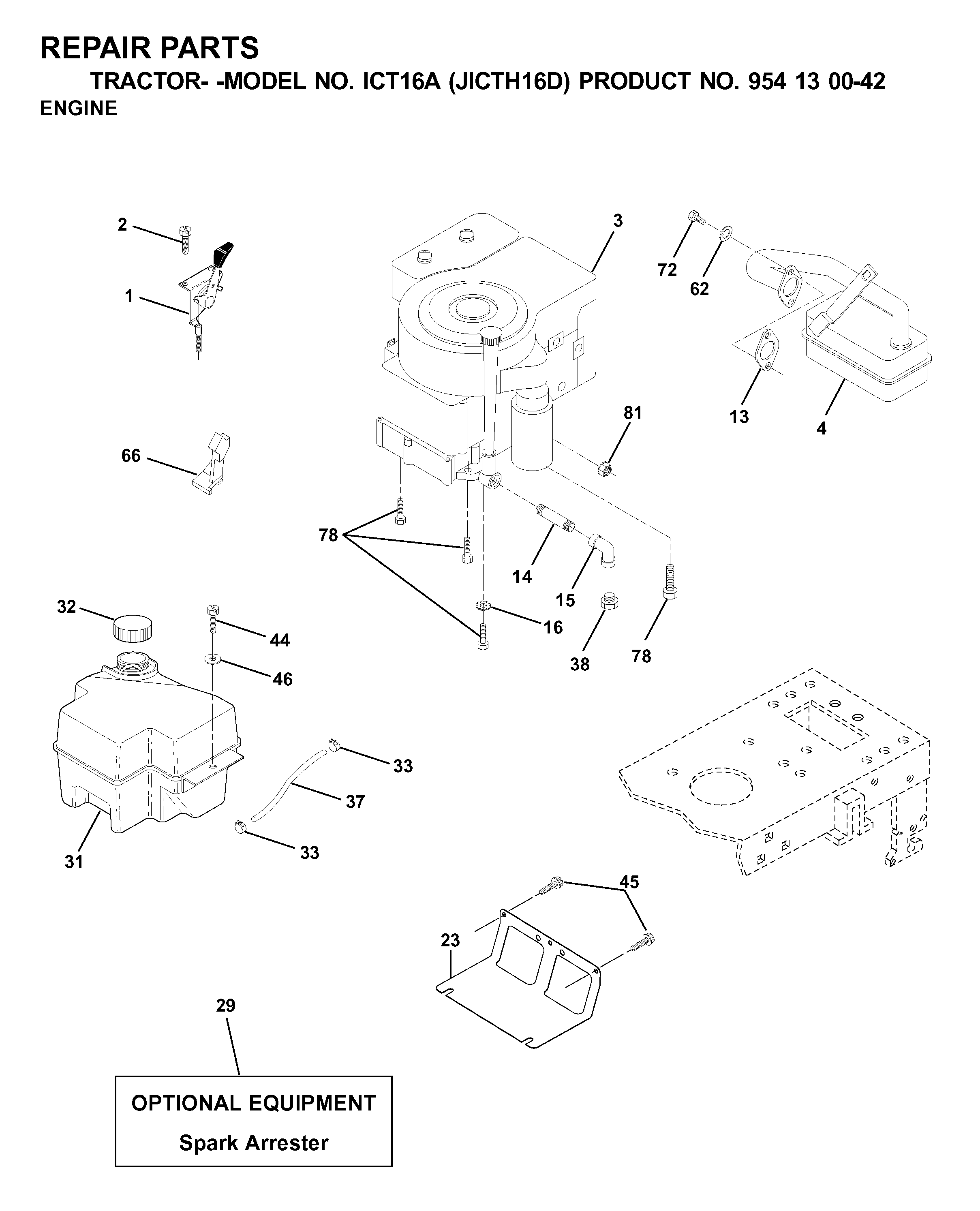 ENGINE & CUTTING EQUIPMENT