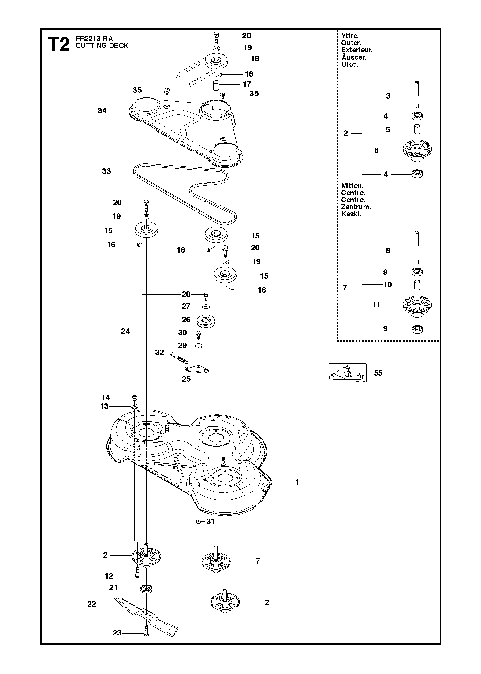 MOWER DECK / CUTTING DECK