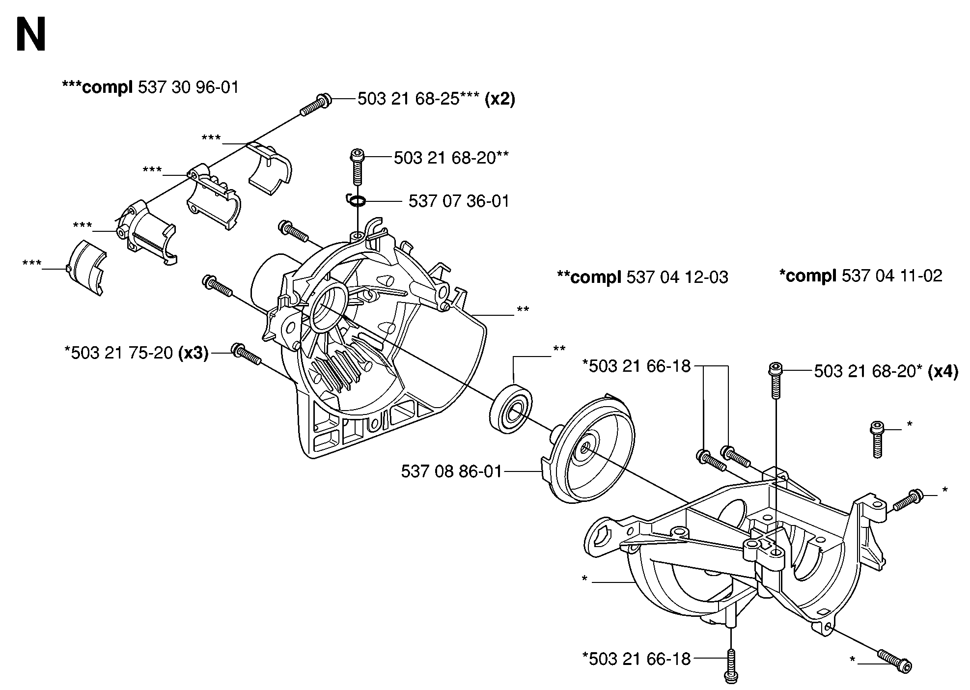 CRANKCASE & CLUTCHDRUM