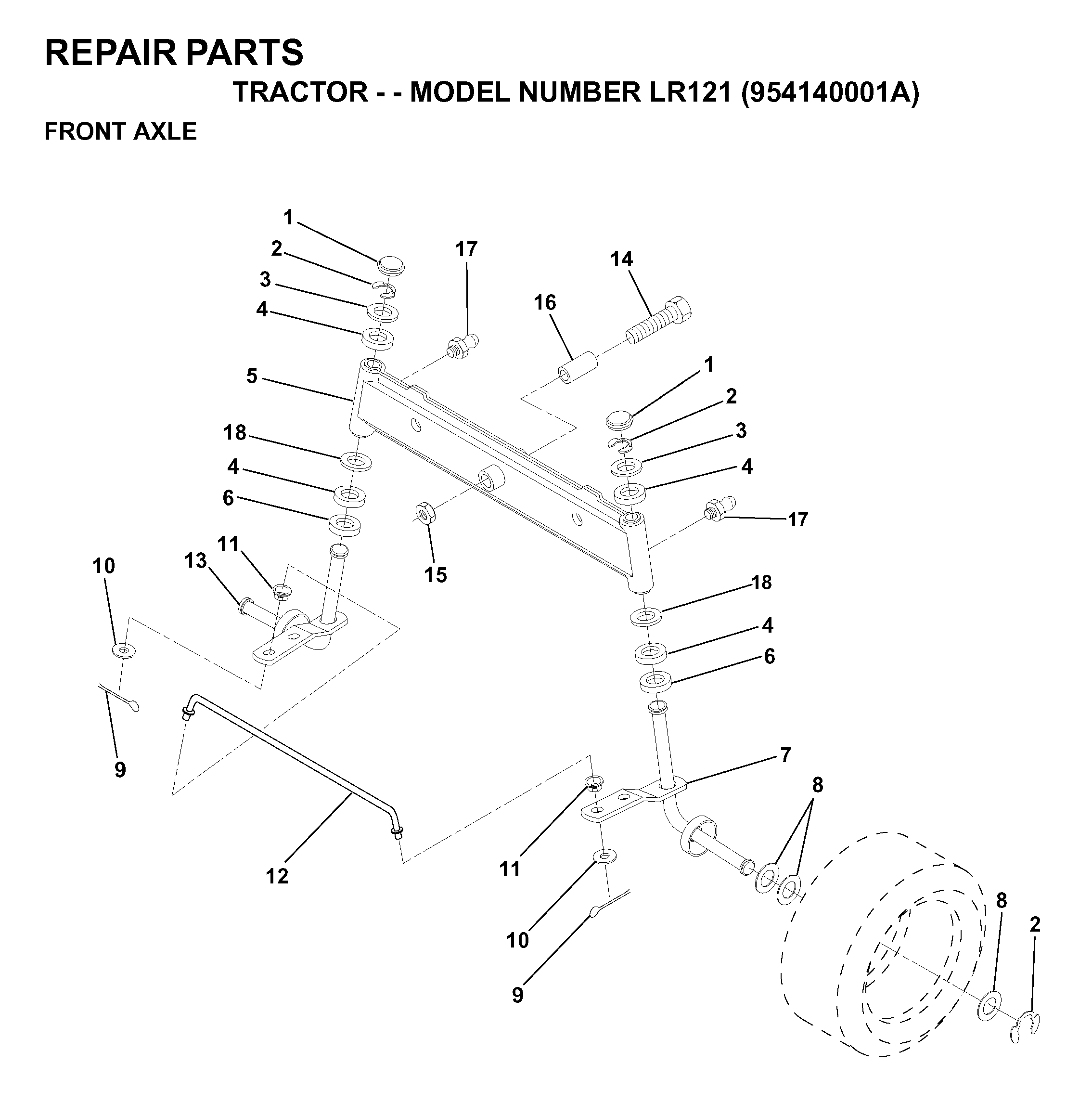 FRONT AXLE 