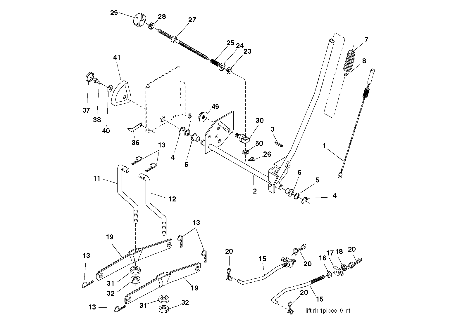 MOWER LIFT / DECK LIFT