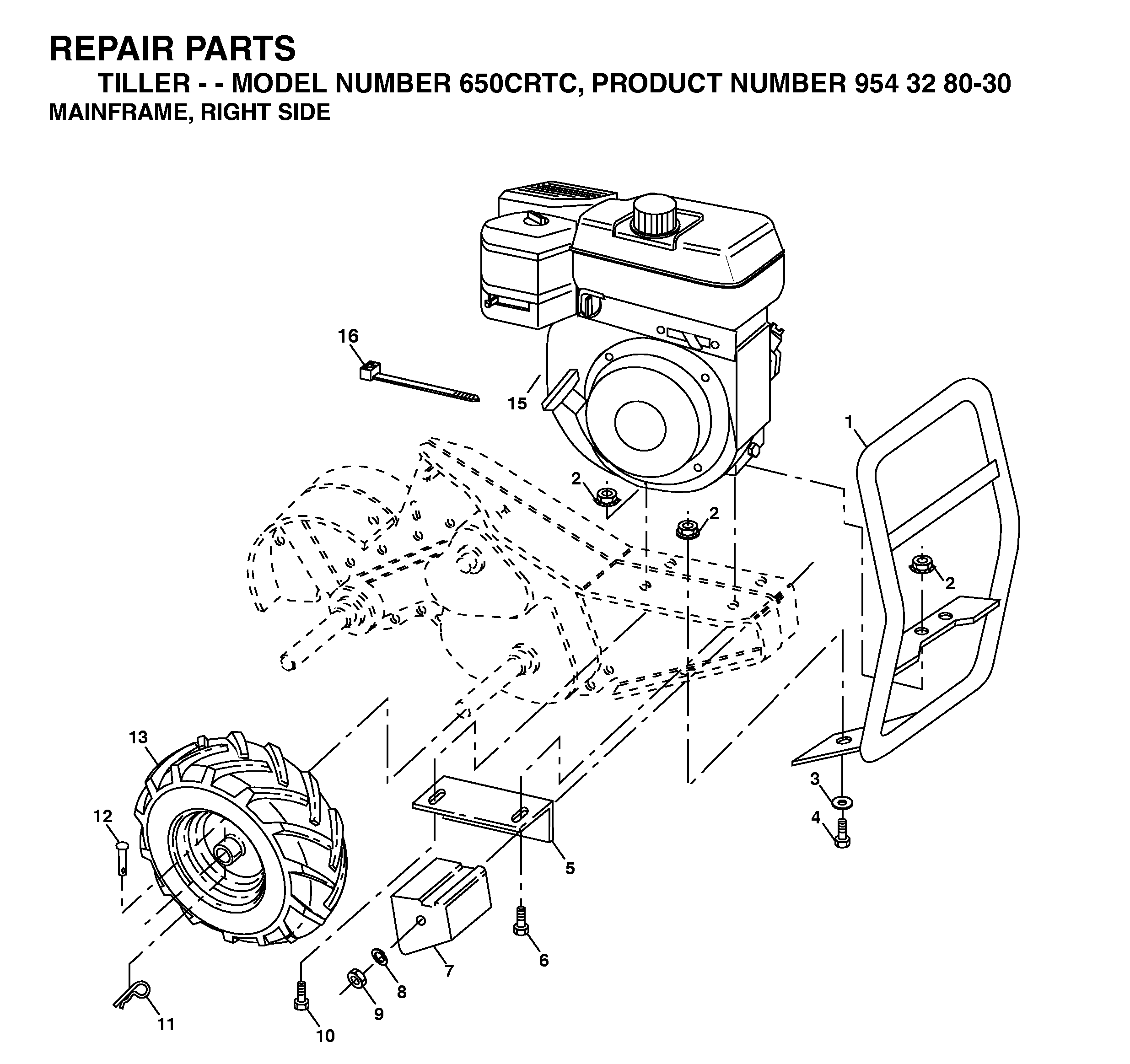 WHEEL & DEPTH STAKE ASSEMBLY