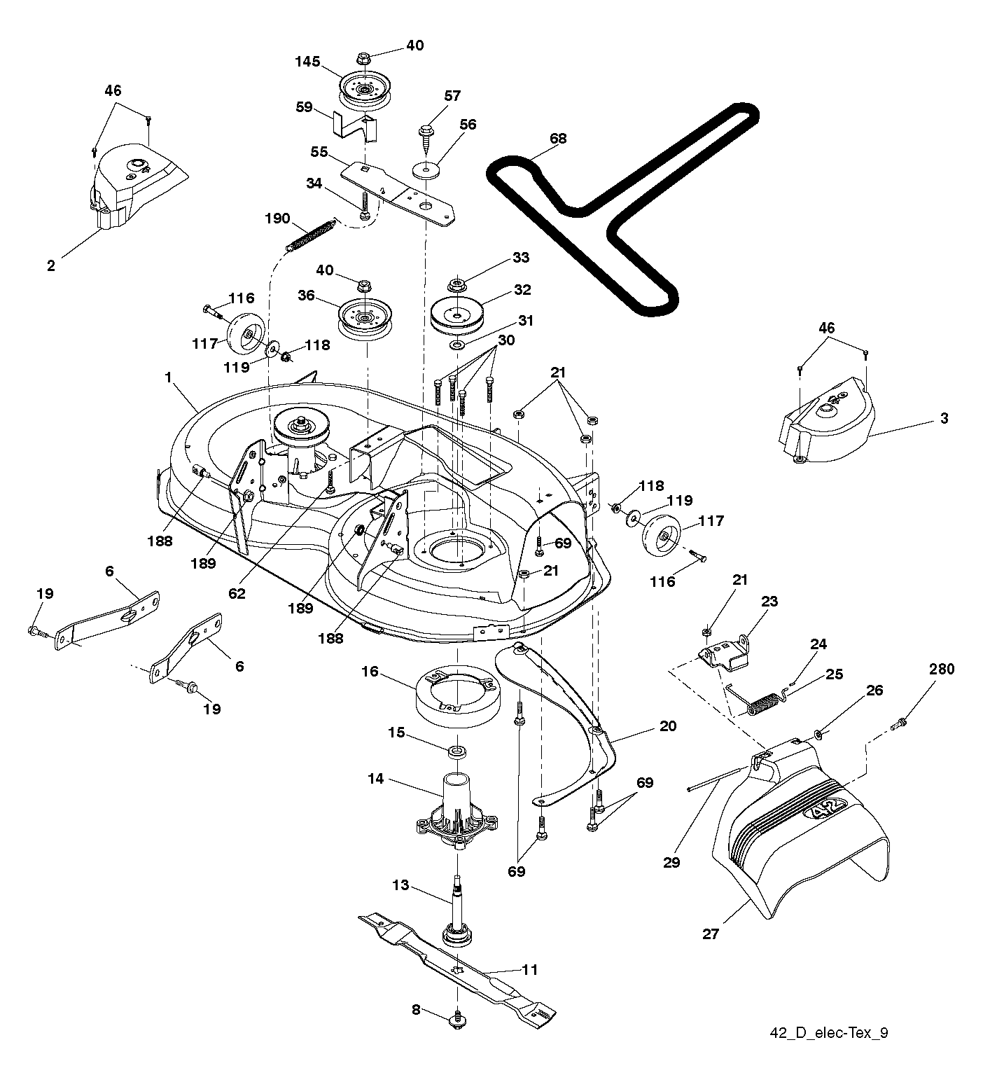MOWER DECK / CUTTING DECK