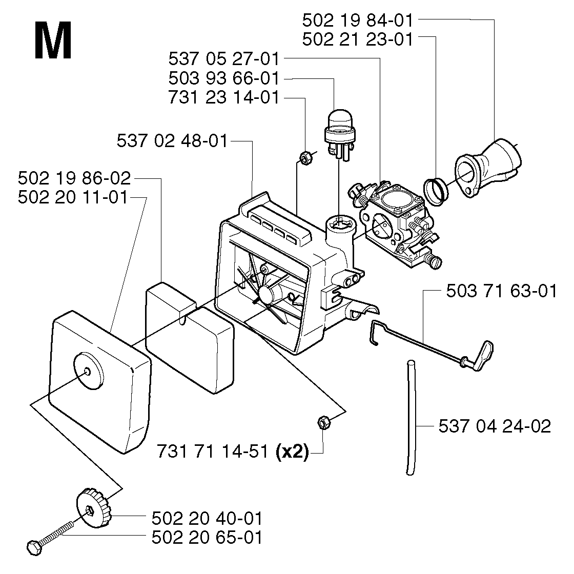 CARBURETOR & AIR FILTER