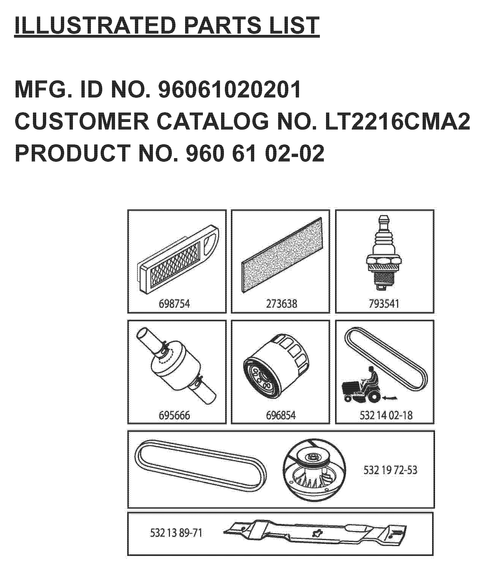 FREQUENTLY USED PARTS