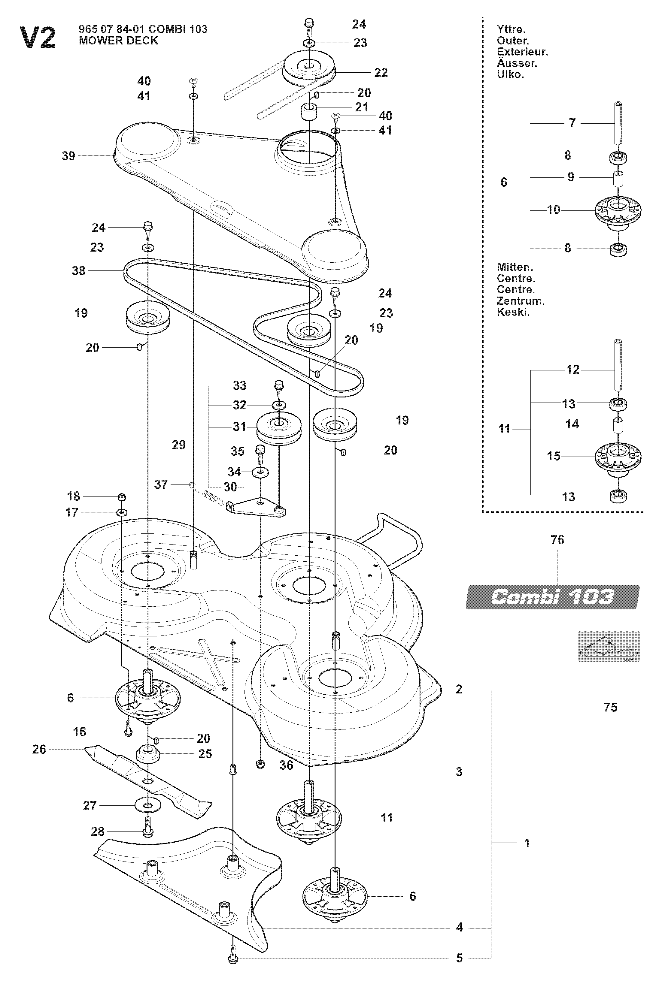 MOWER DECK / CUTTING DECK