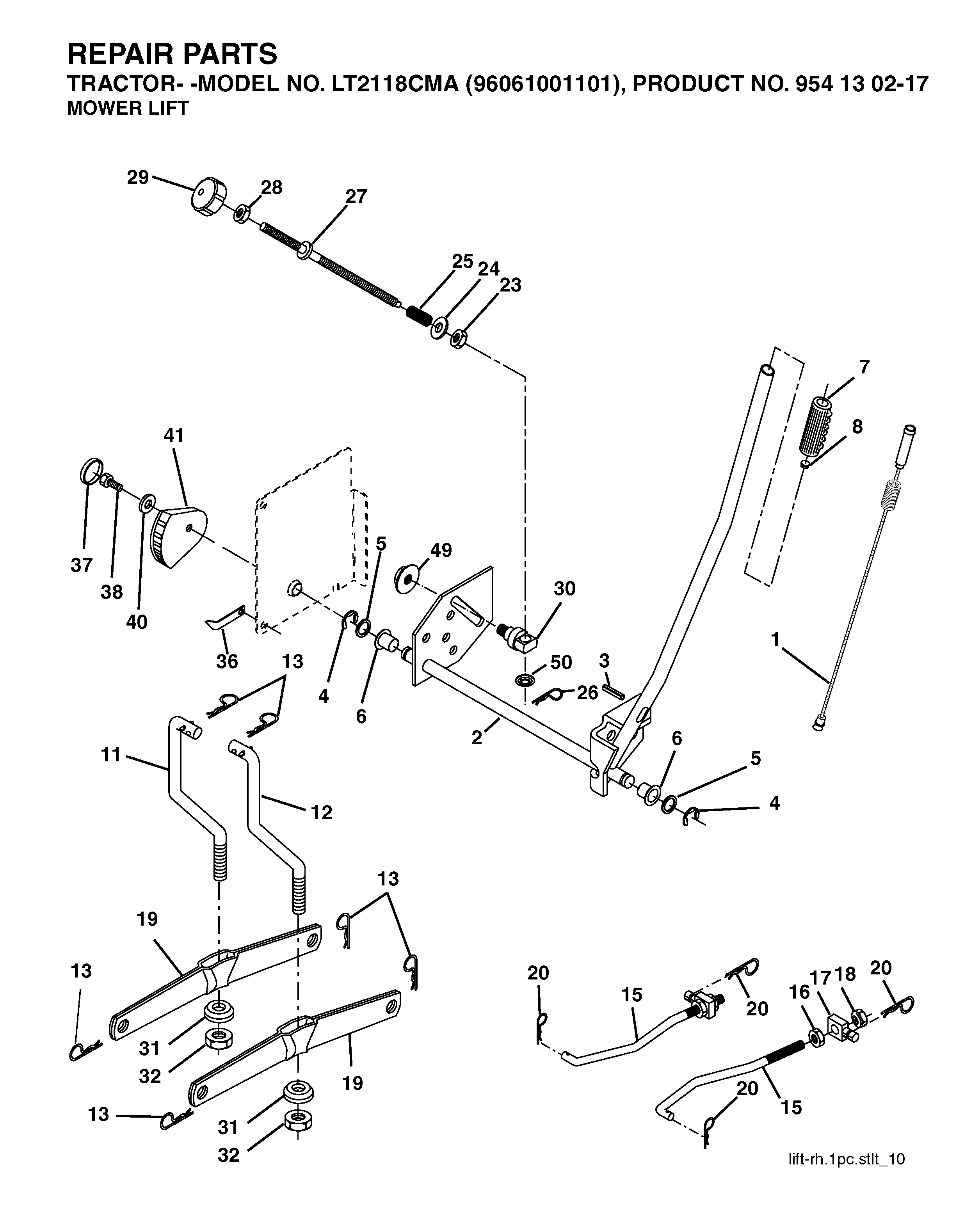 MOWER LIFT / DECK LIFT