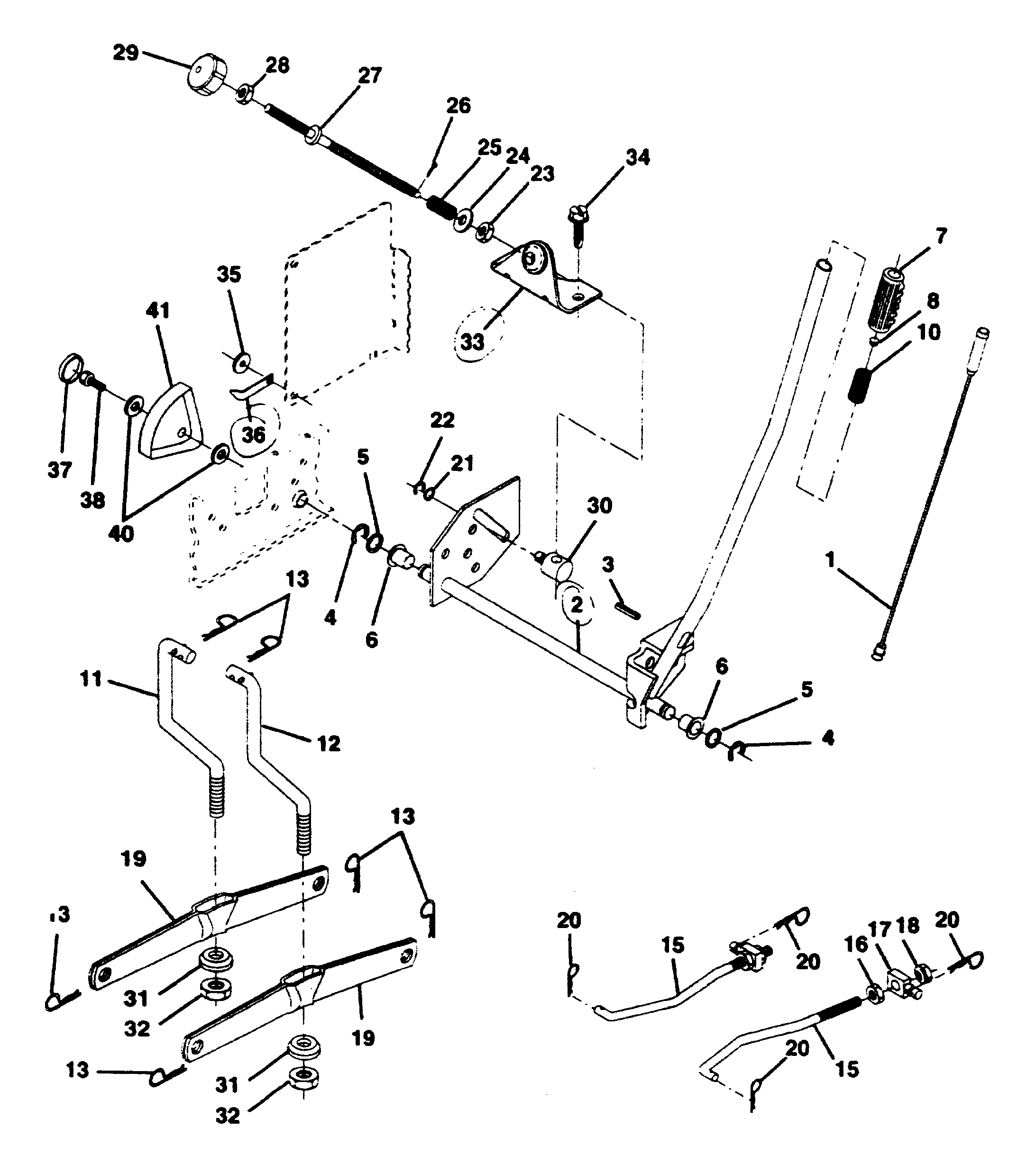 MOWER LIFT / DECK LIFT