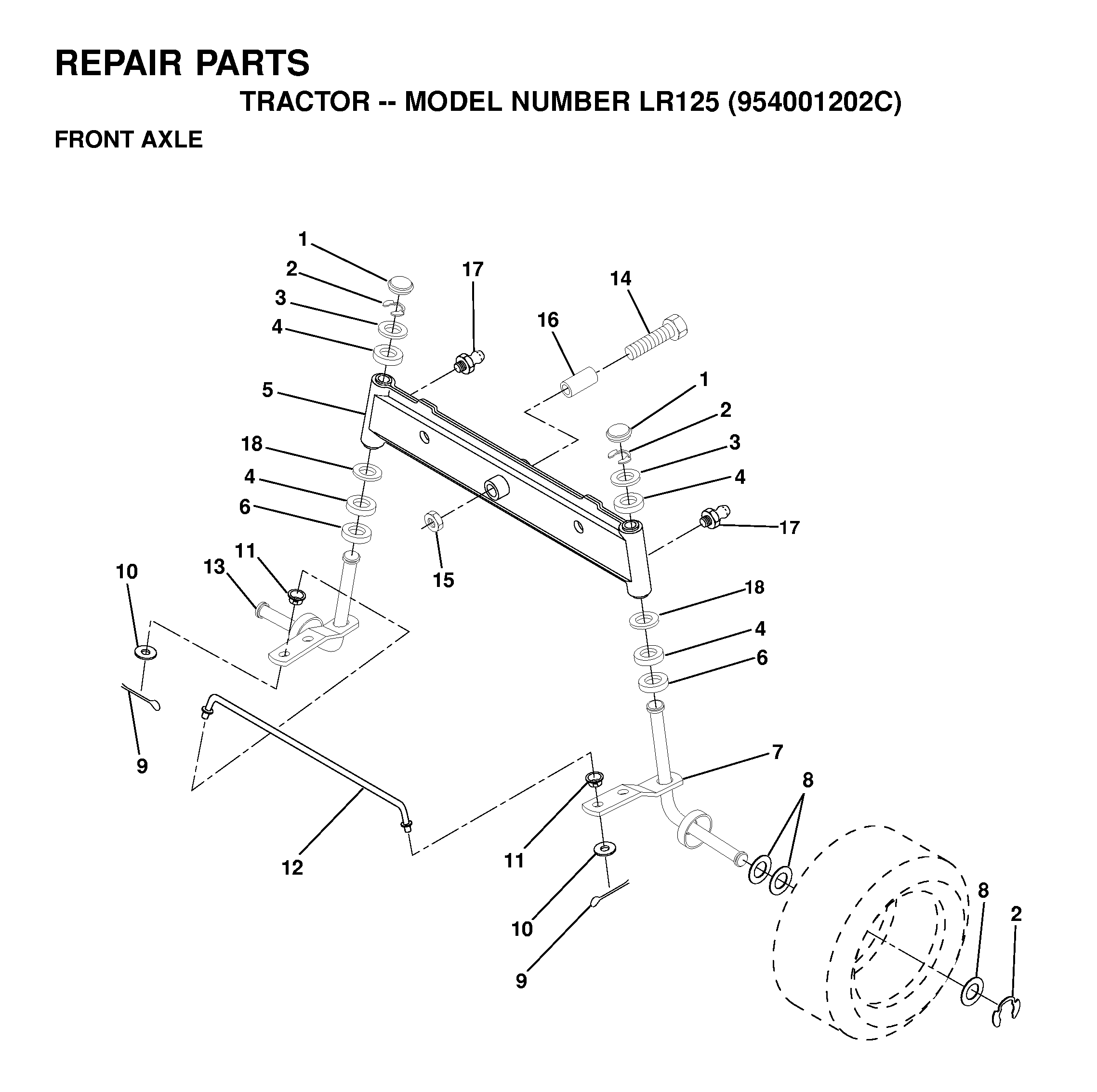 FRONT AXLE 