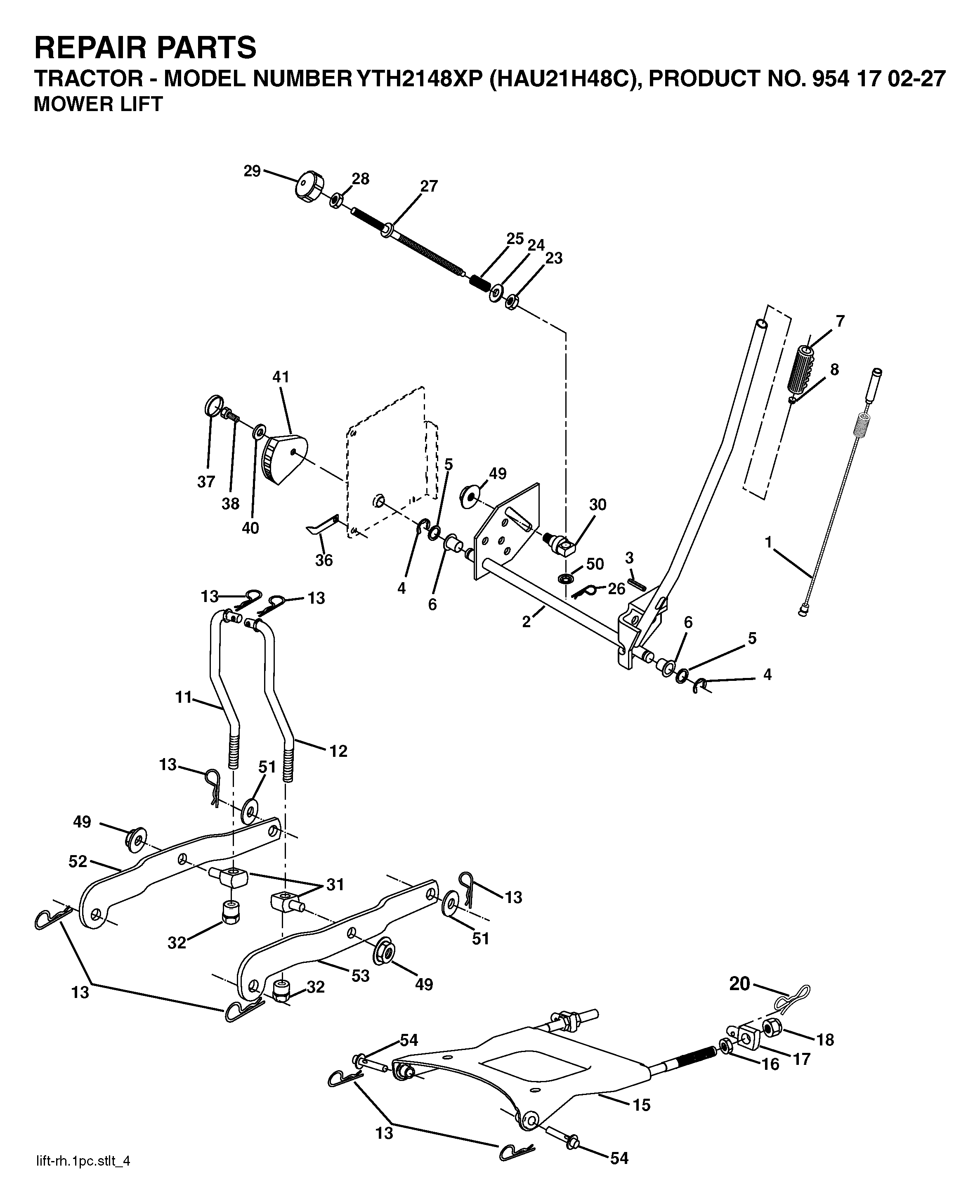 MOWER LIFT / DECK LIFT